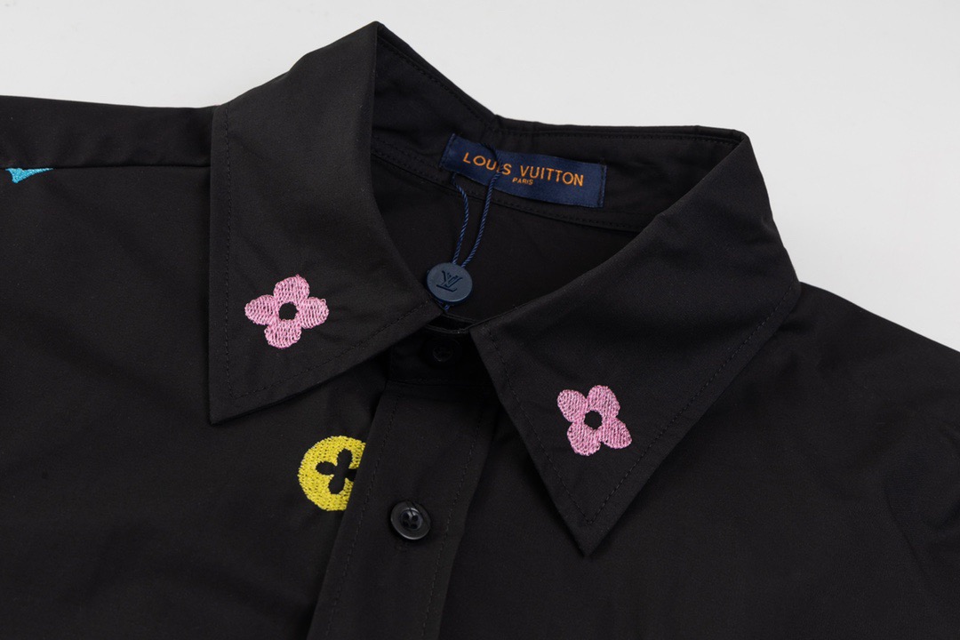 Pocket Patch Embroidered Shirt