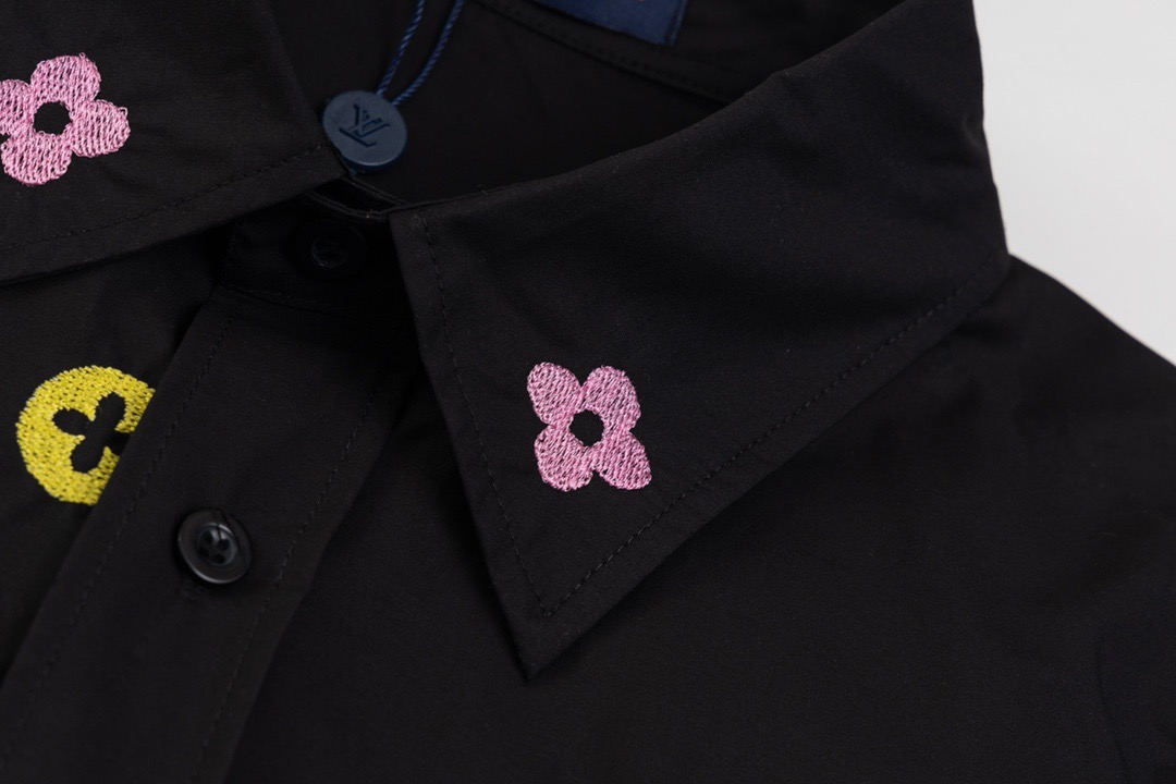 Pocket Patch Embroidered Shirt