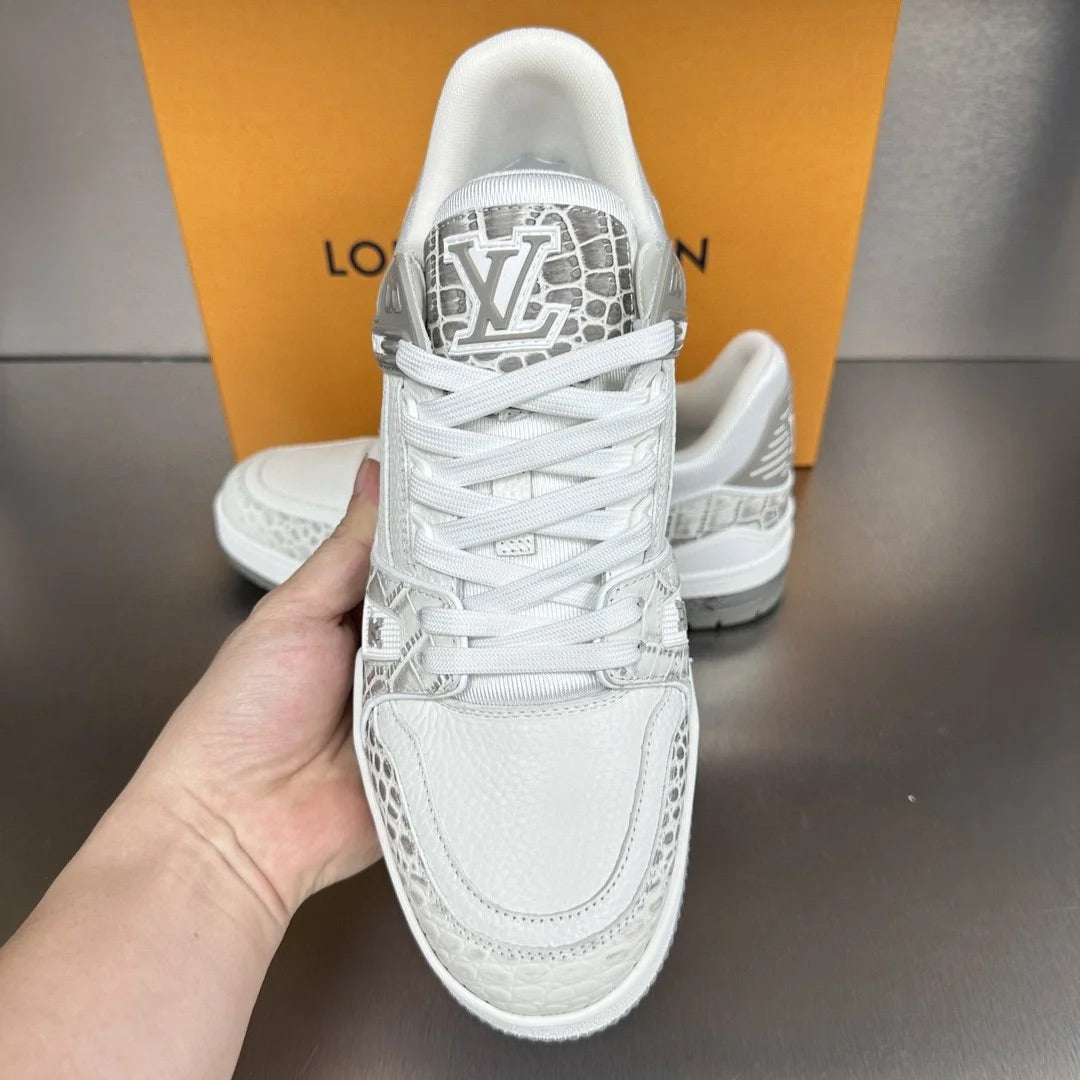 New Color-Blocked Pattern Sneakers