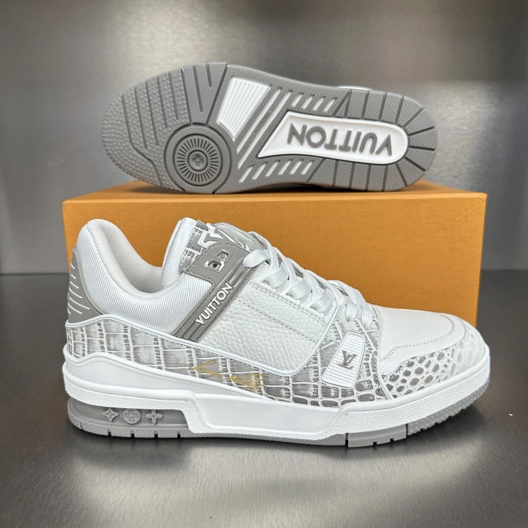 New Color-Blocked Pattern Sneakers