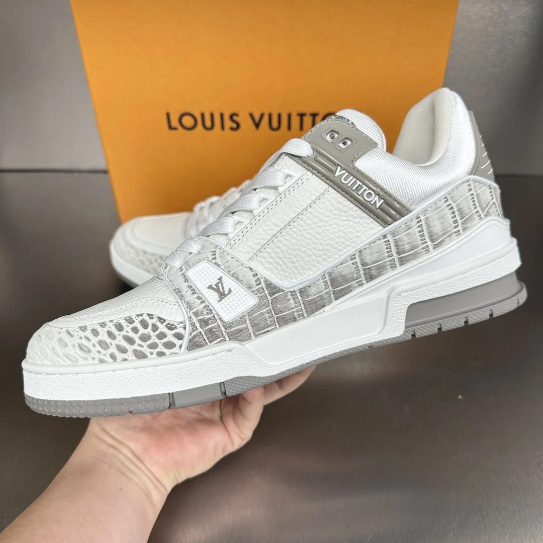 New Color-Blocked Pattern Sneakers