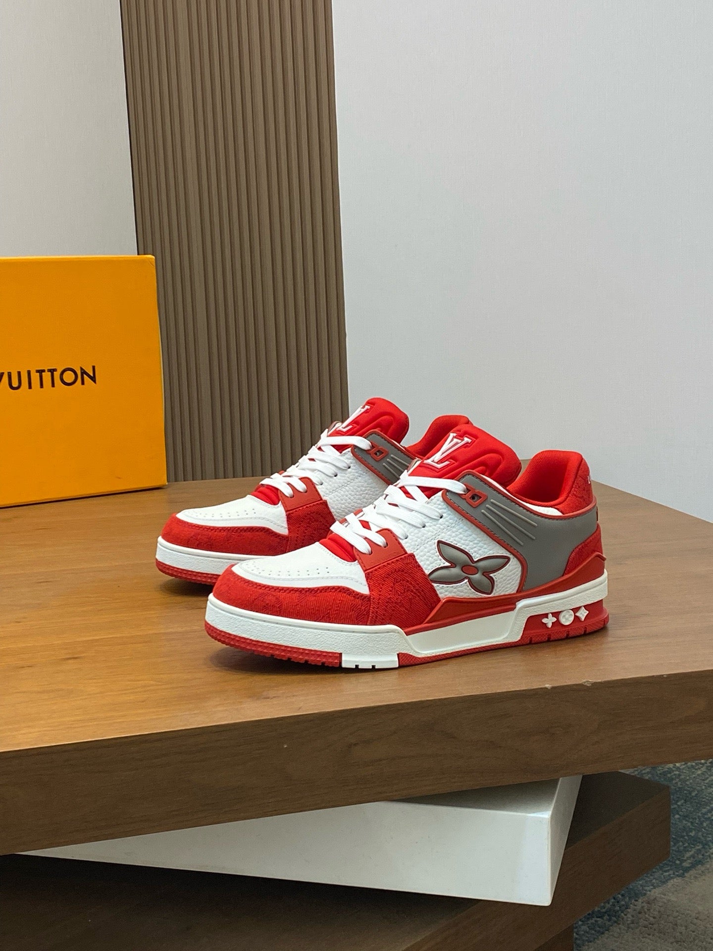 New Color-Blocked Pattern Sneakers