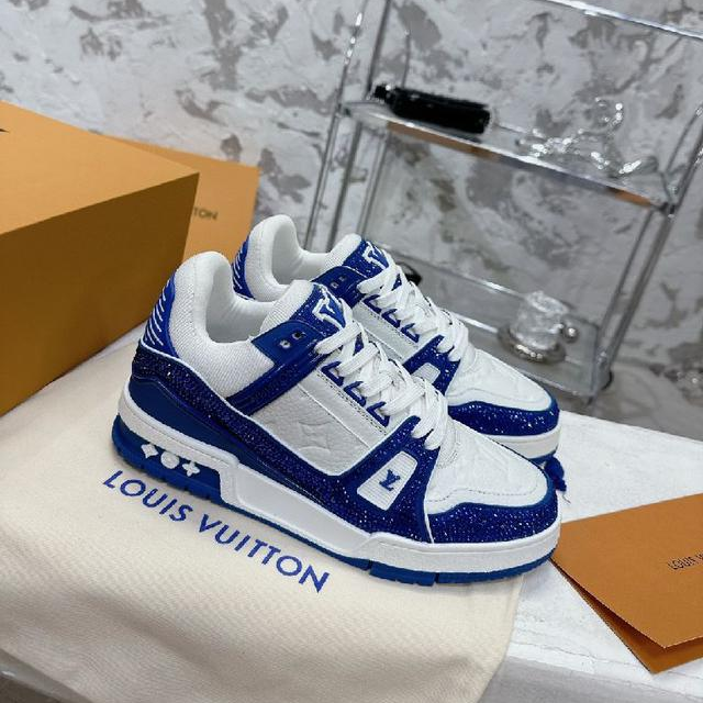New Color-Blocked Pattern Sneakers