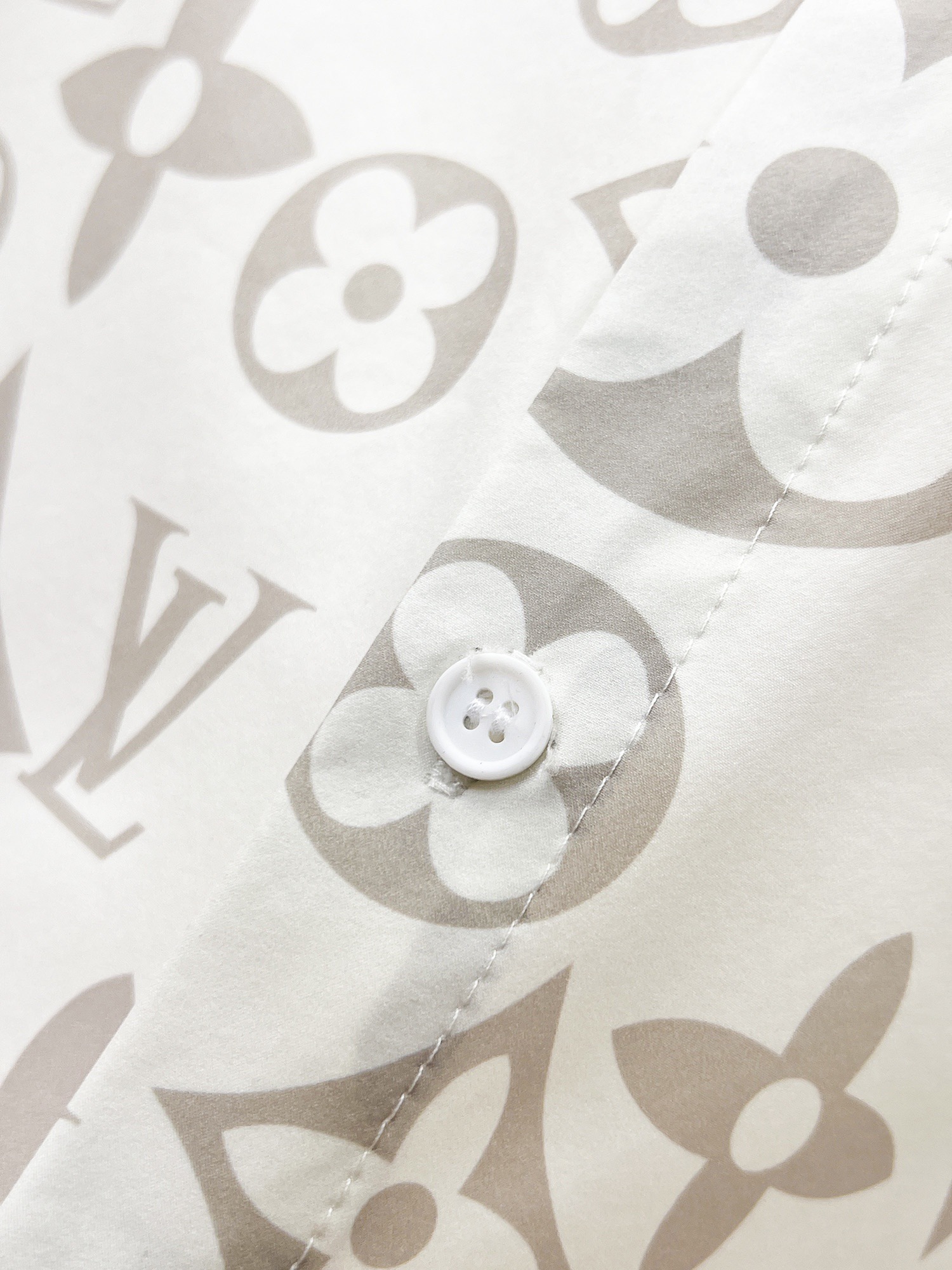 New Men-s Full Print Jacquard Shirt