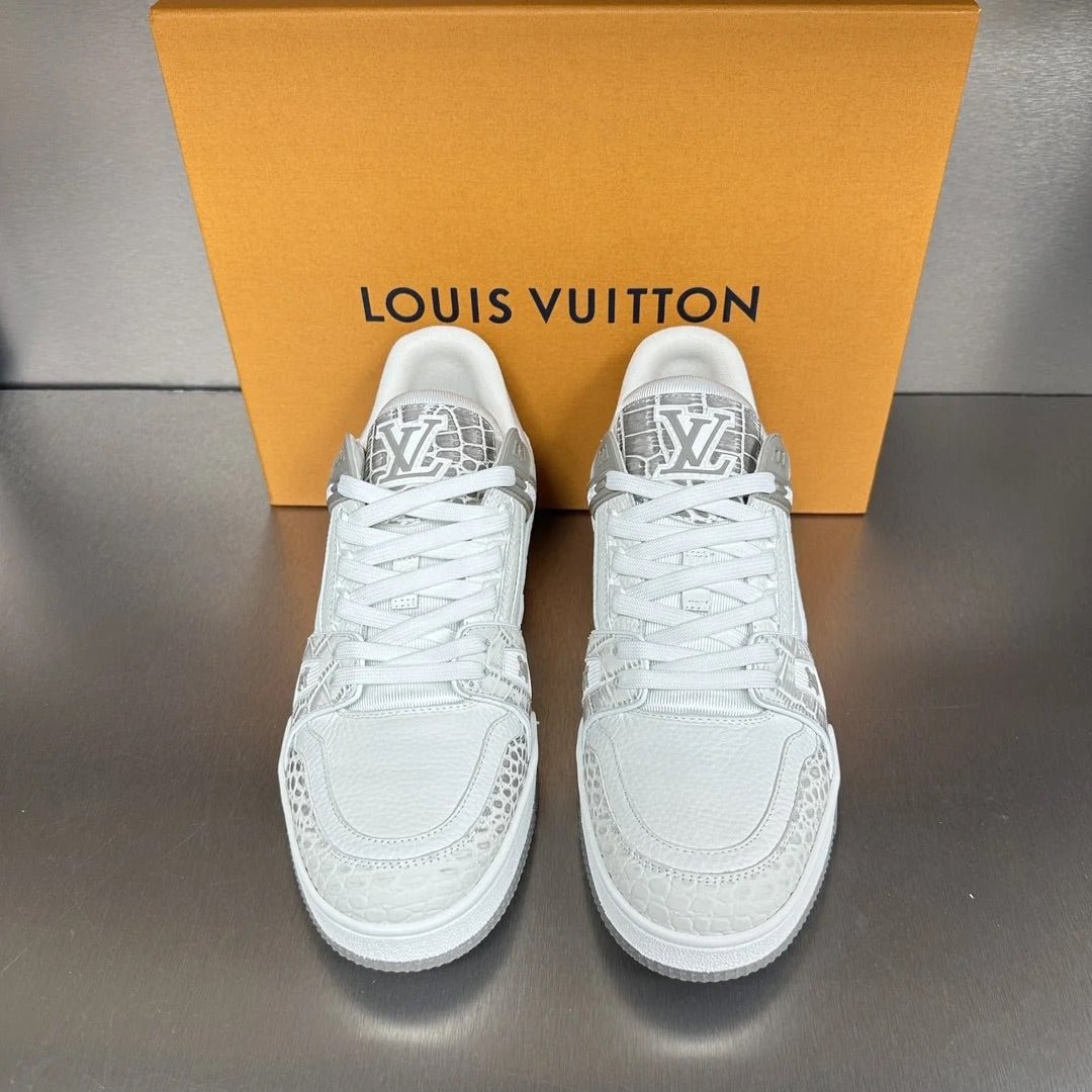 New Color-Blocked Pattern Sneakers