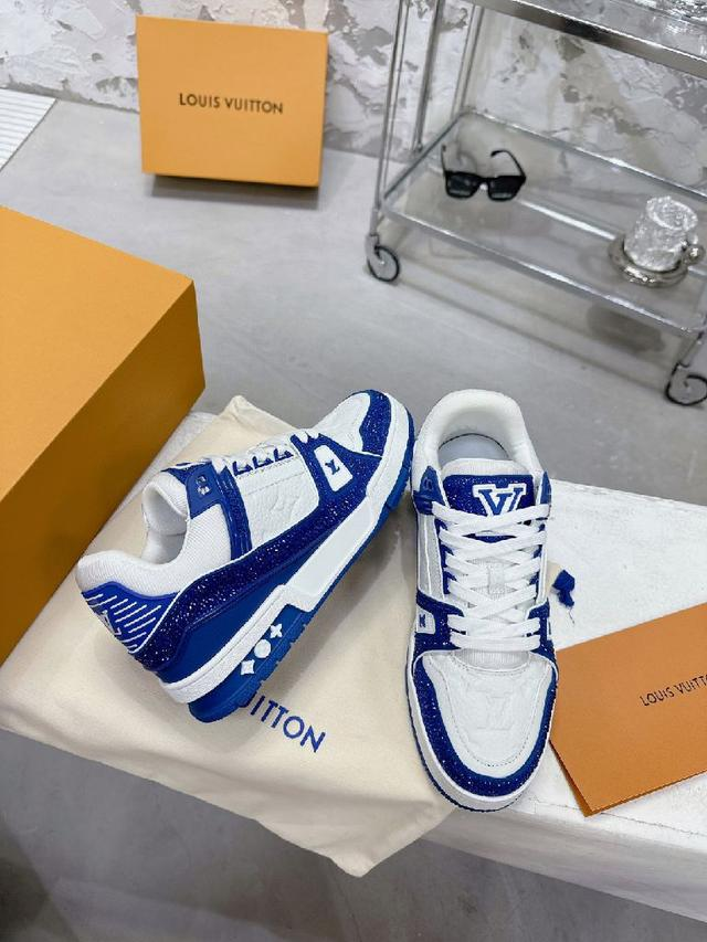 New Color-Blocked Pattern Sneakers