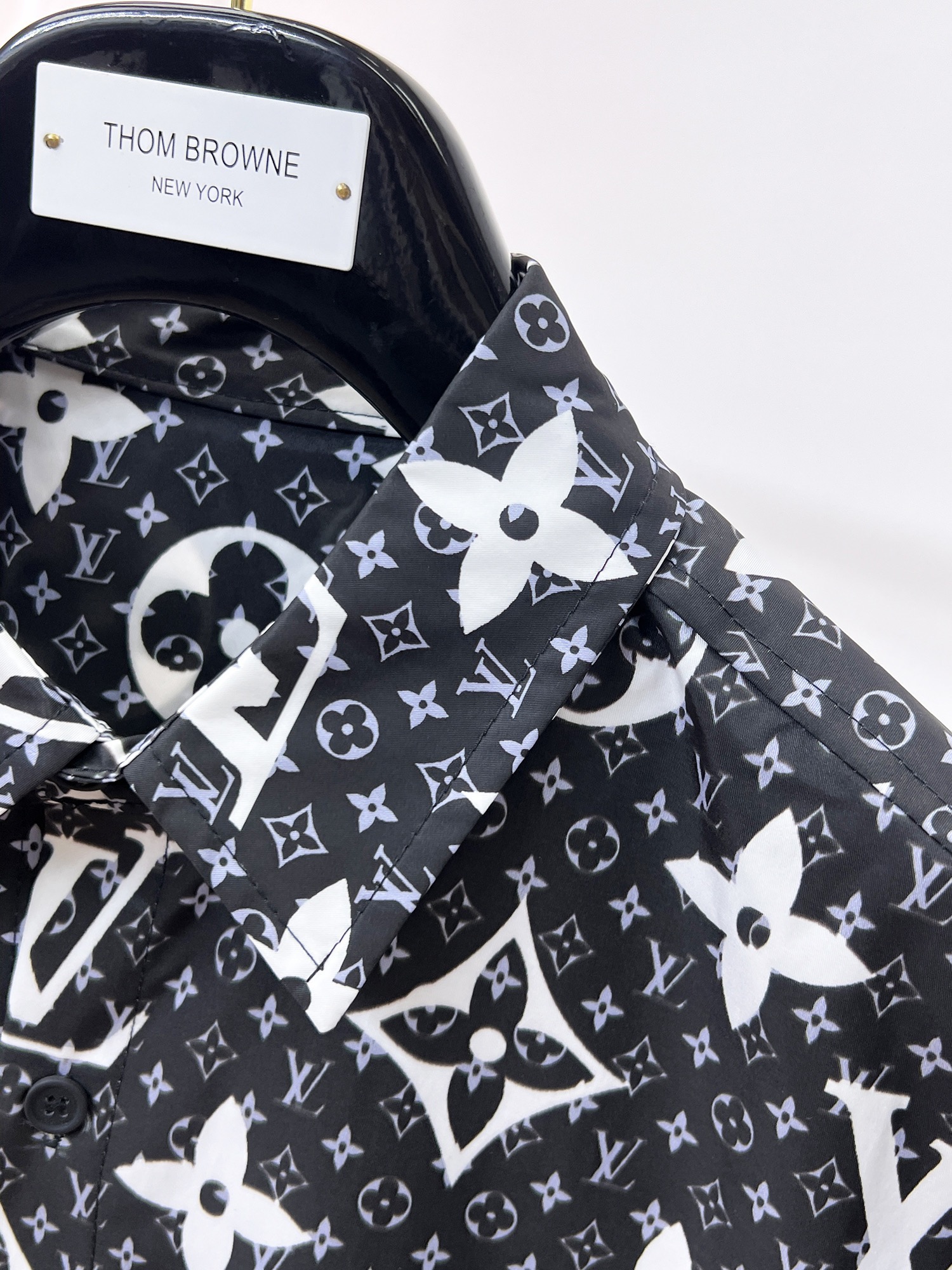 New Men-s Full Print Jacquard Shirt
