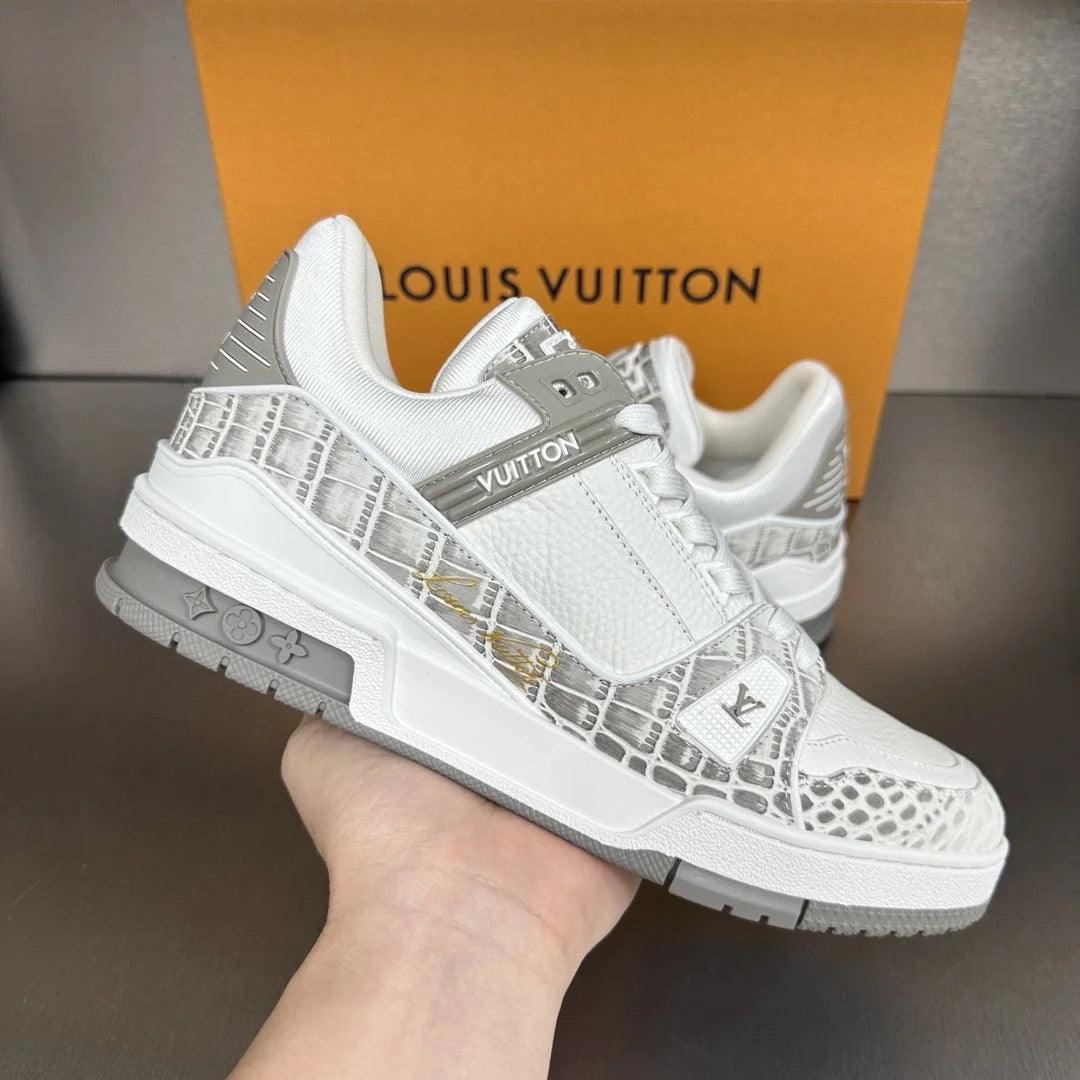New Color-Blocked Pattern Sneakers