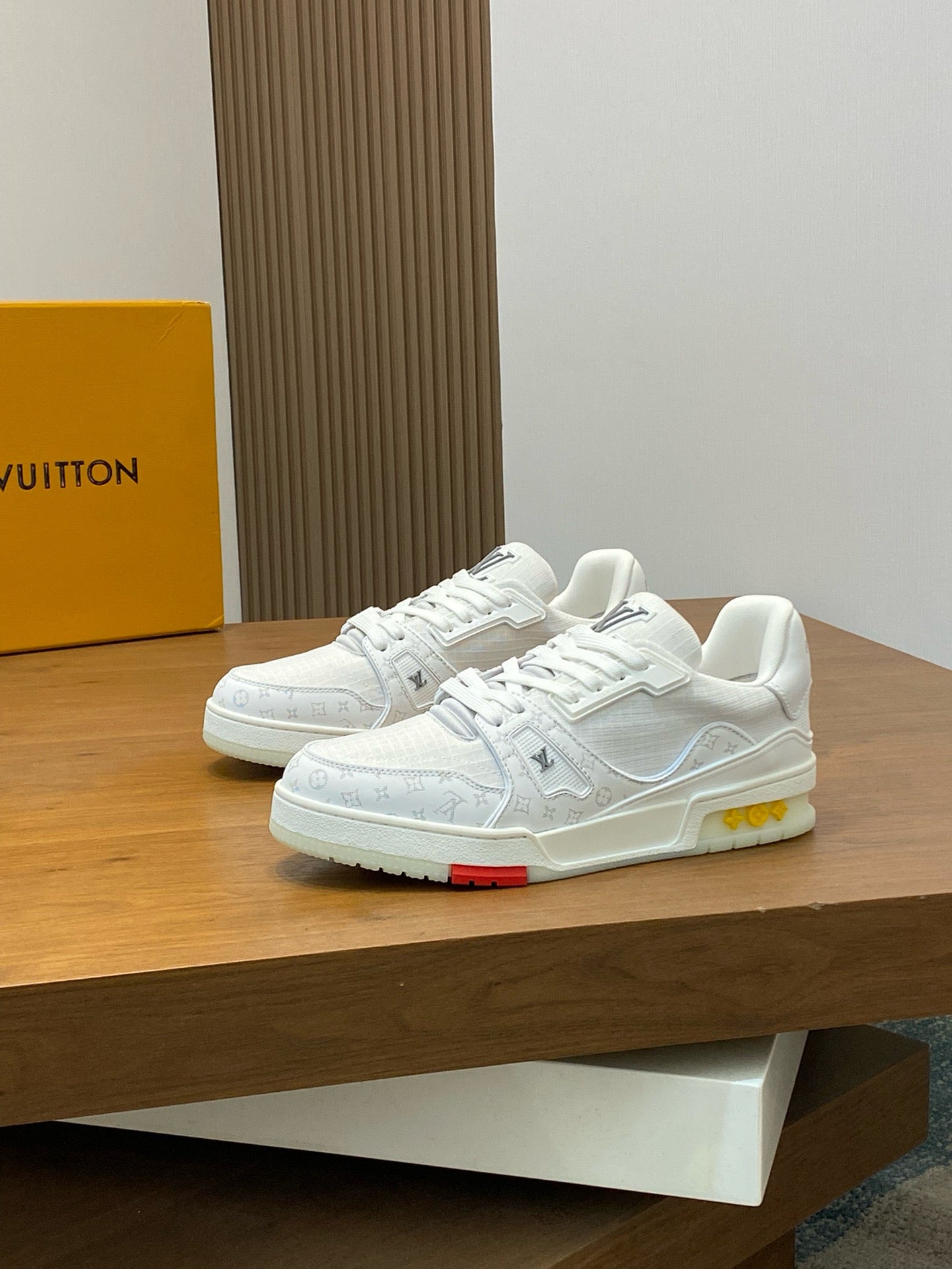 New Color-Blocked Pattern Sneakers