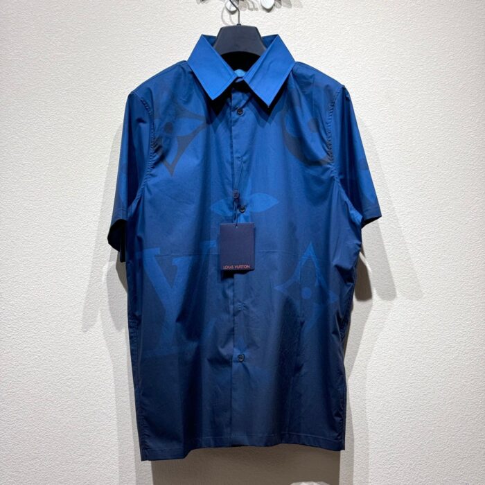 Gradient Print Short Sleeve Shirt