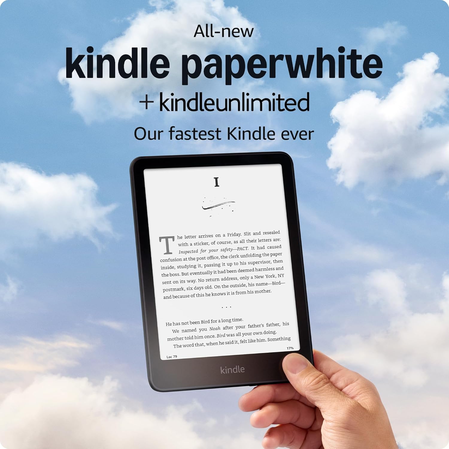 Amazon Kindle Paperwhite 16GB (newest model) – Our fastest Kindle ever, with new 7