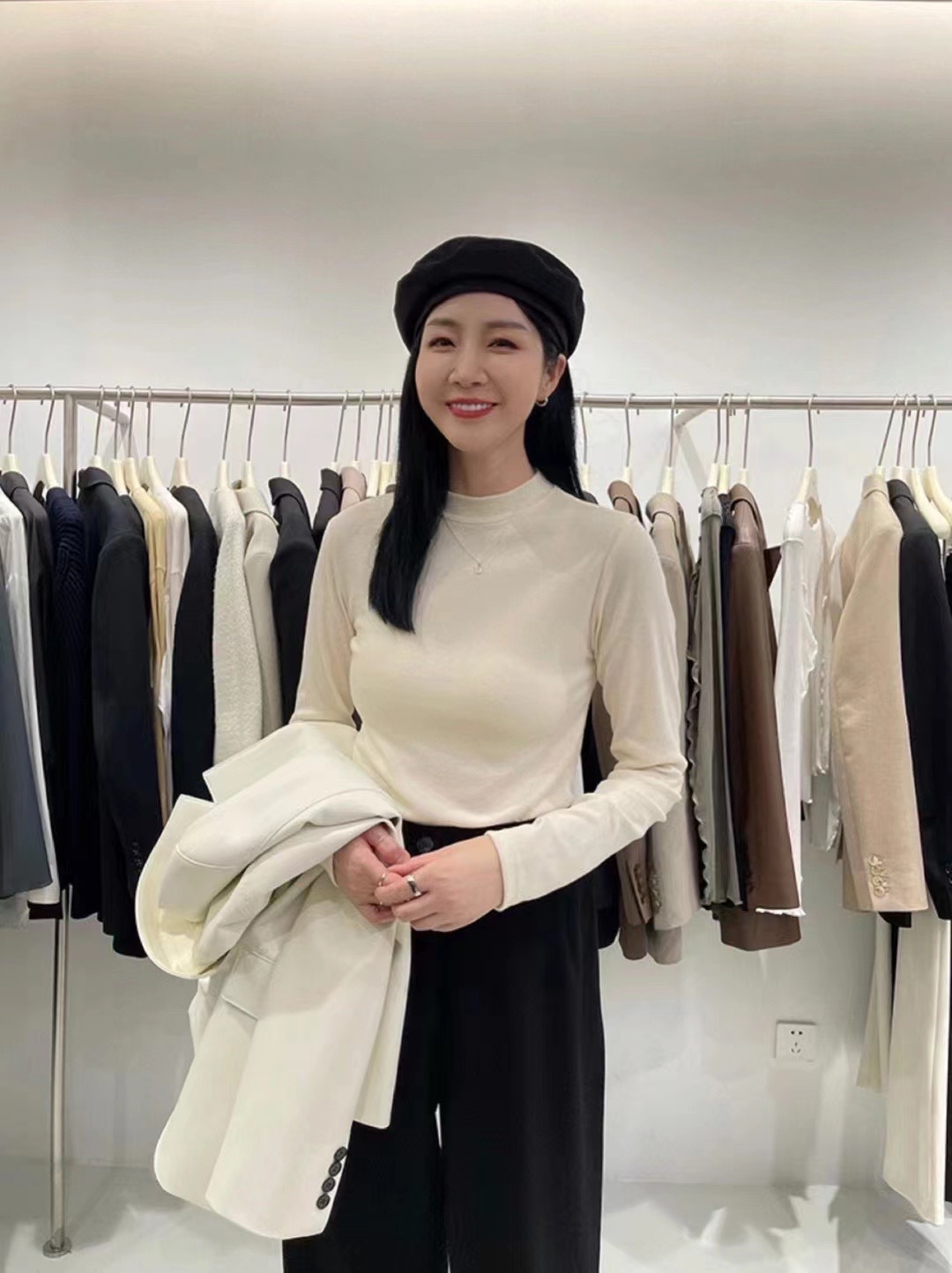 销量wang卖3万多件ding制款供直播简约百搭基础款长袖T恤体恤女11 - leoleo123123