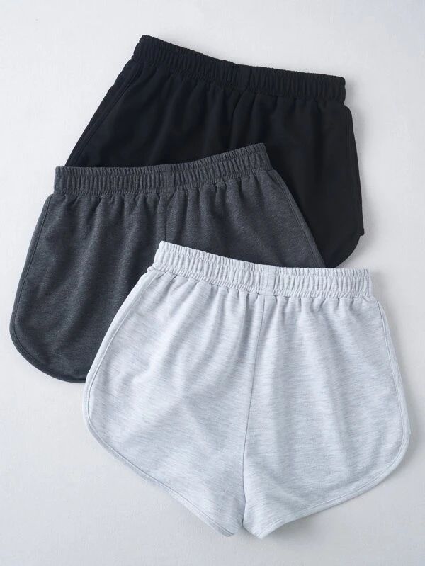 3 Pack Tie Front Track Shorts - leoleo123123