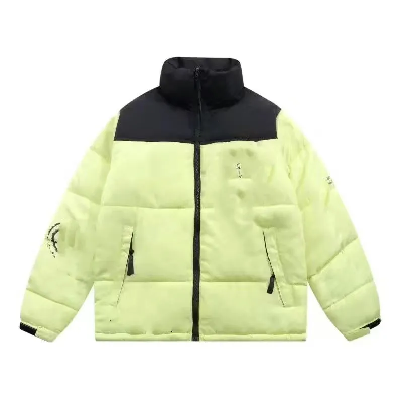 Winter Men puff down parka long sleeve hooded puffer Jacket Windbreakers Down Outerwear Causal mens printing jackets Thick warm Coats Tops Outwear - leoleo123123