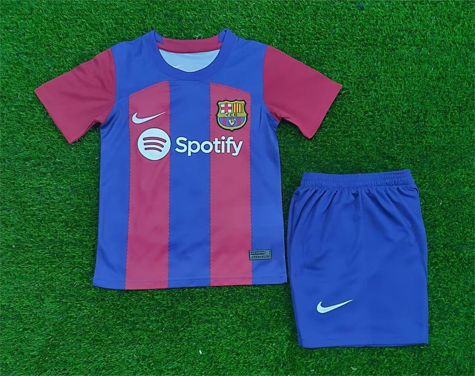 23/24 Barcelona Home Kids with Nike Brand - leoleo123123
