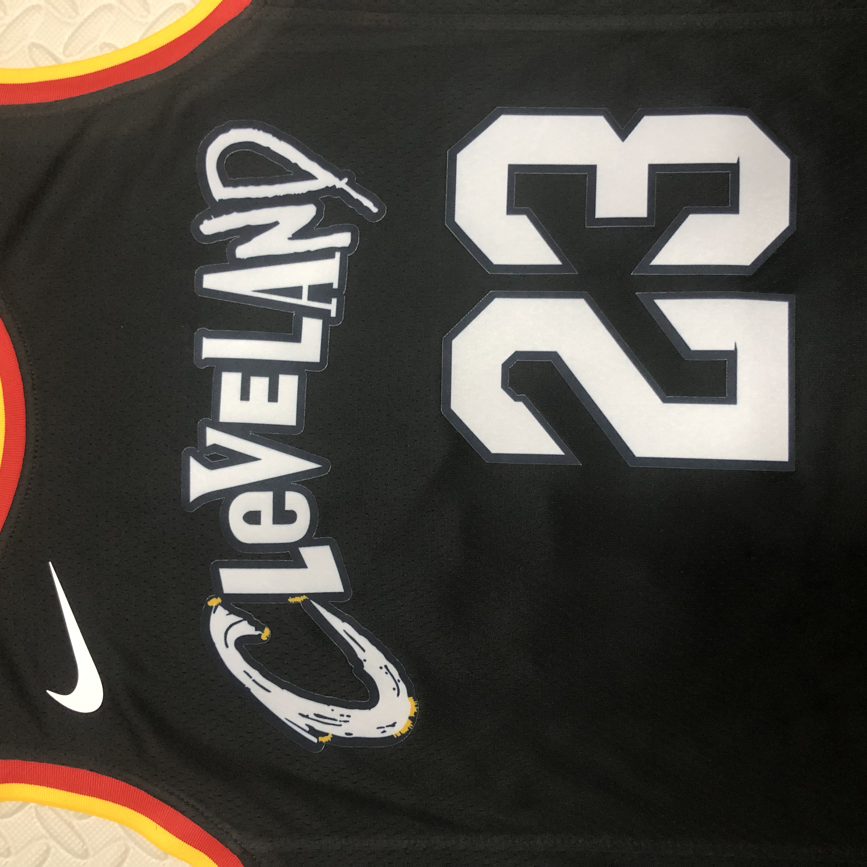 NBA Season 2021 Men Cleveland Cavaliers Black #23 JAMES Jersey High Quality Name and Number Print - leoleo123123