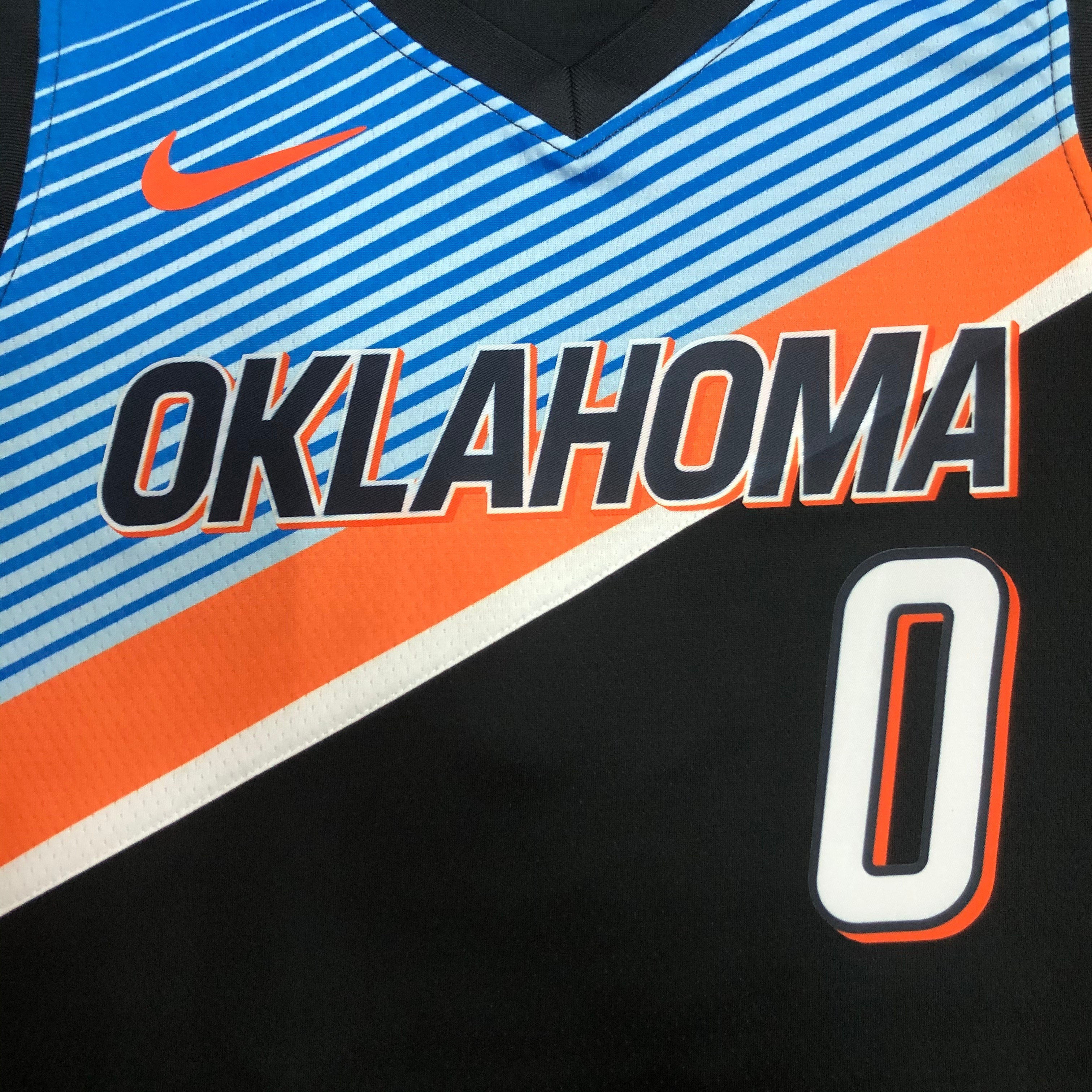 NBA Men Oklahoma City Thunder City Version Black #0 WESTBROOK Jersey High Quality Name and Number Print - leoleo123123
