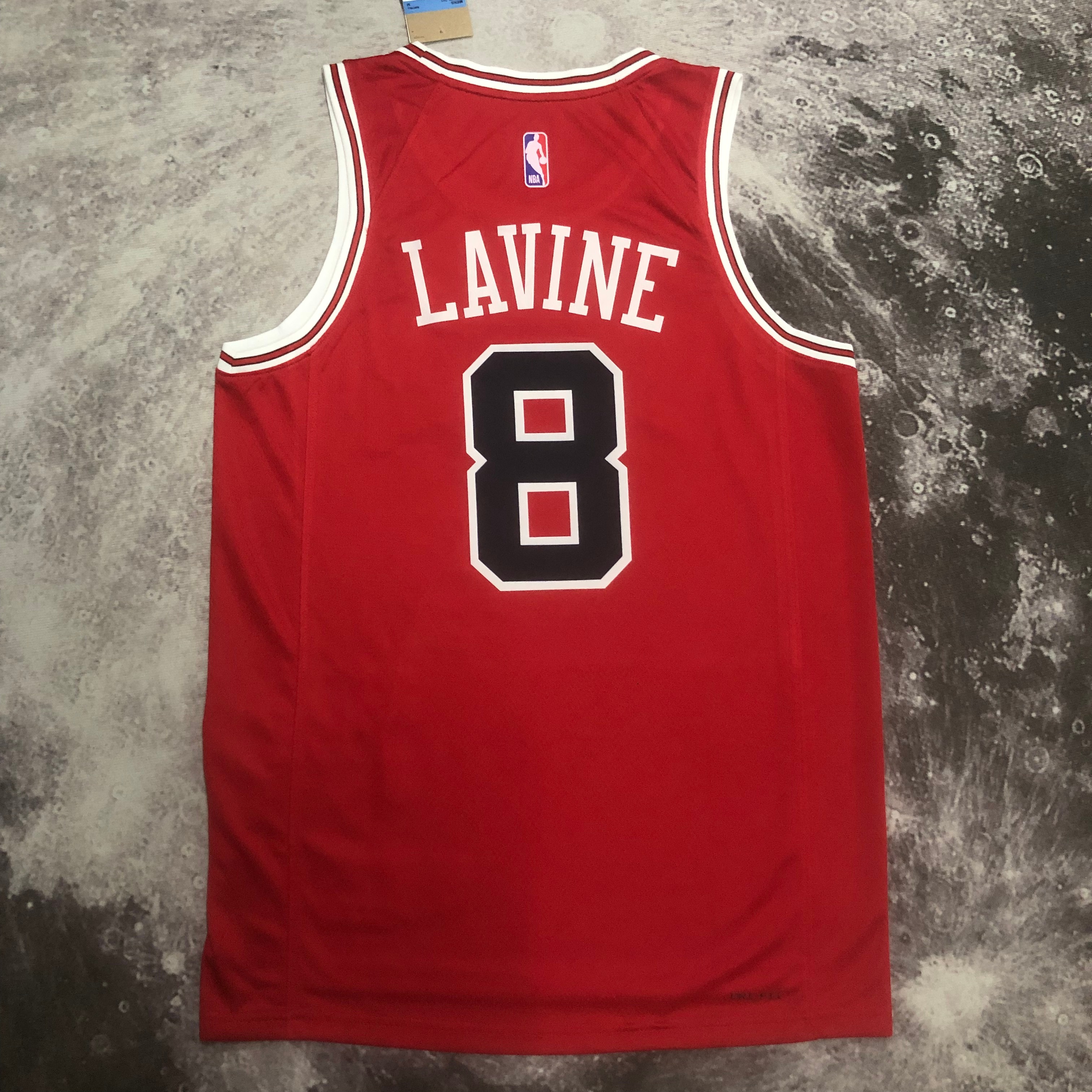 NBA Men 2023 Chicago Bulls Red #8 LAVINE Jersey High Quality Name and Number Print - leoleo123123