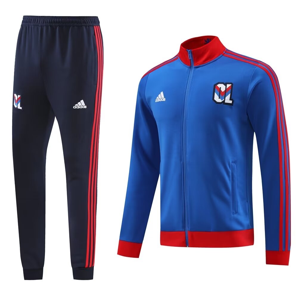 23/24 Lyon Blue Jacket Tracksuit Thai Quality - leoleo123123