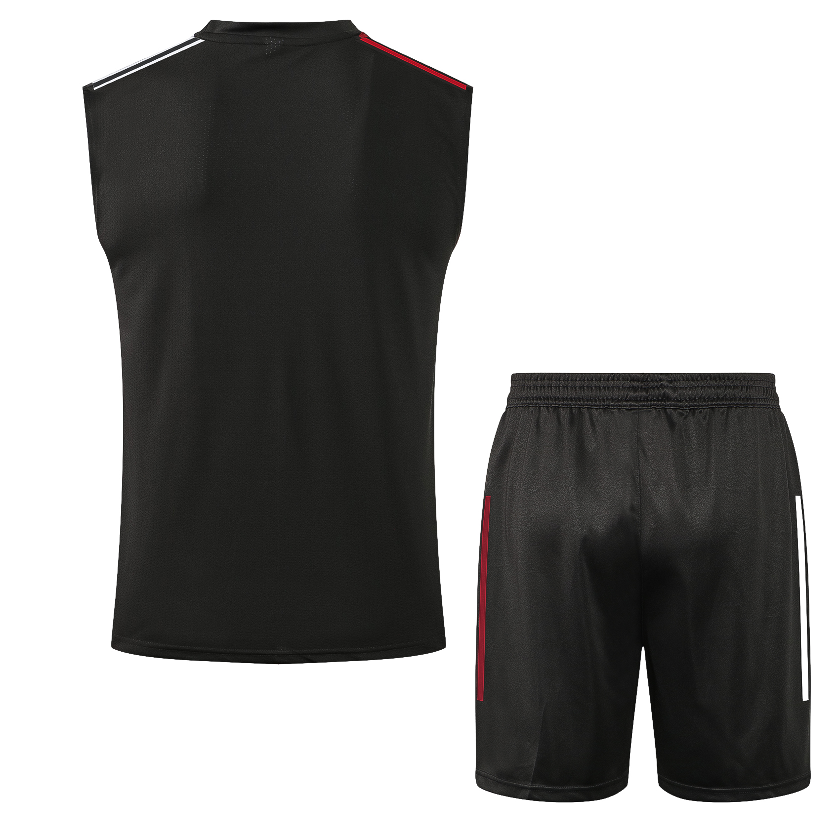 21/22 Real Madrid Dark Grey Vest Training Set--Vest and Short Pant Training Tracksuit - leoleo123123