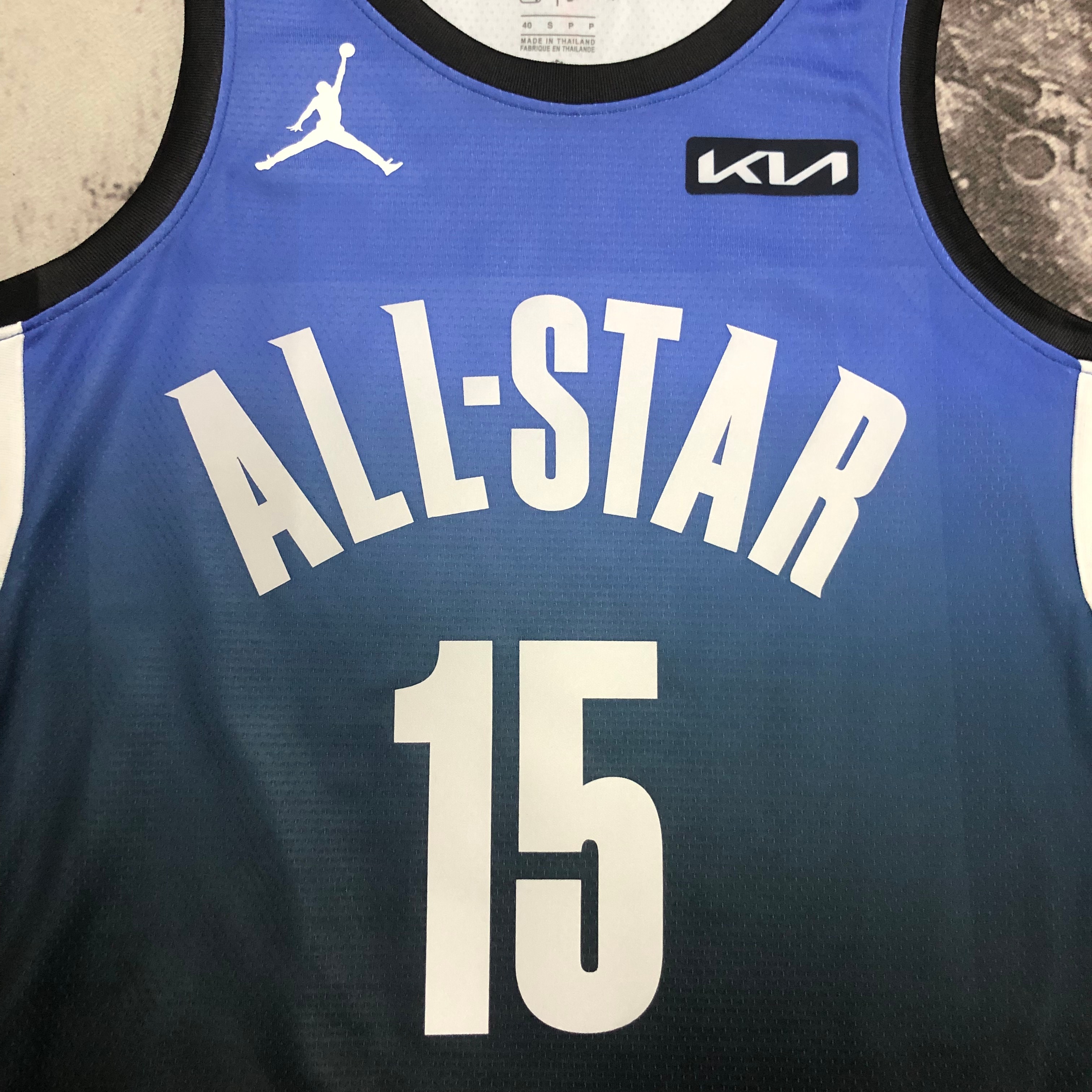 NBA Men Season 2023 Denver Nuggets All Star Blue #15 JOKIC Jersey High Quality Name and Number Print - leoleo123123