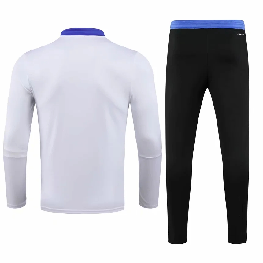21-22 Real Madrid White Sweater Tracksuit Thai Quality - leoleo123123