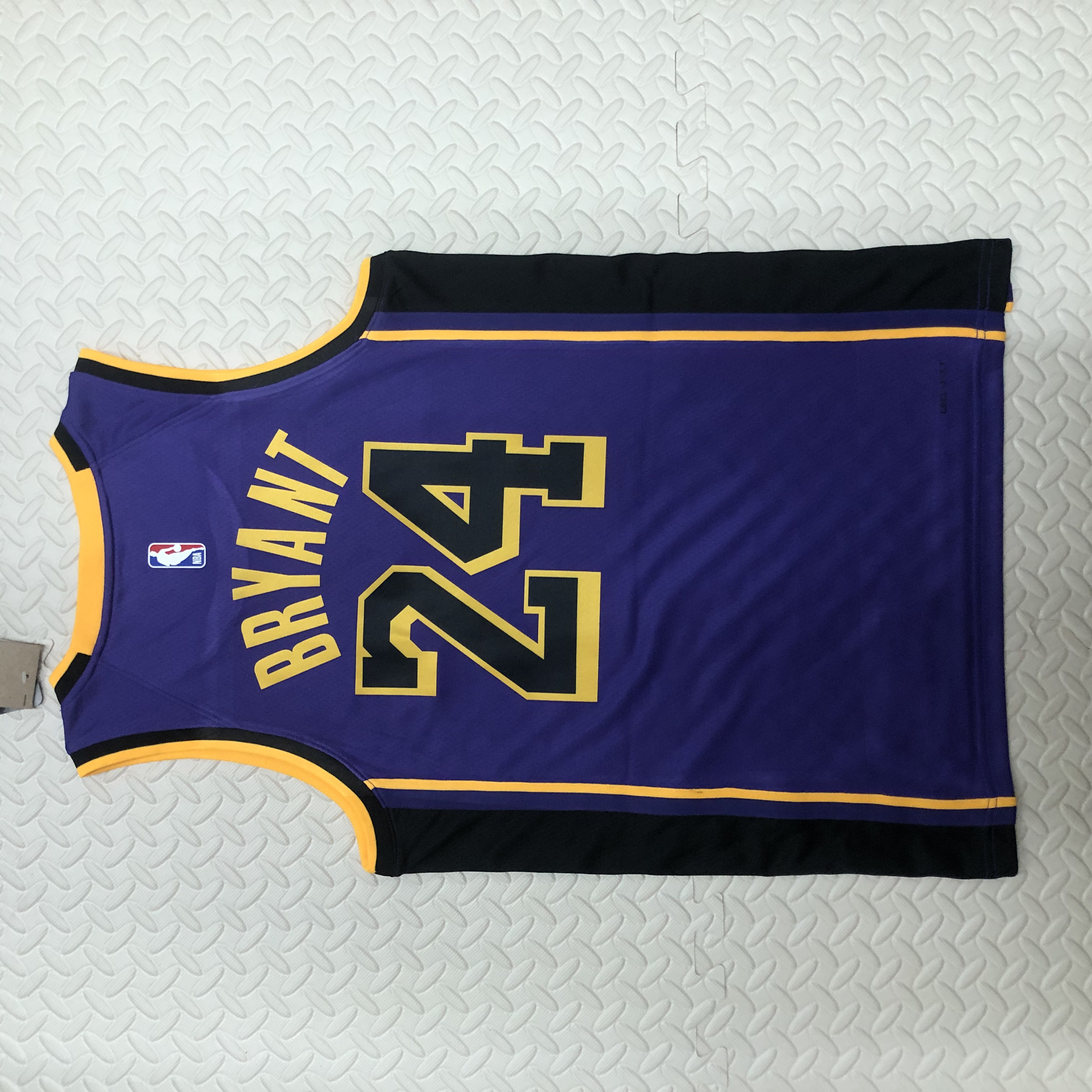 NBA Men Season 2023 Los Angeles Lakers Purple with Jordan Logo #24 BRYANT Jersey High Quality Name and Number Print - leoleo123123