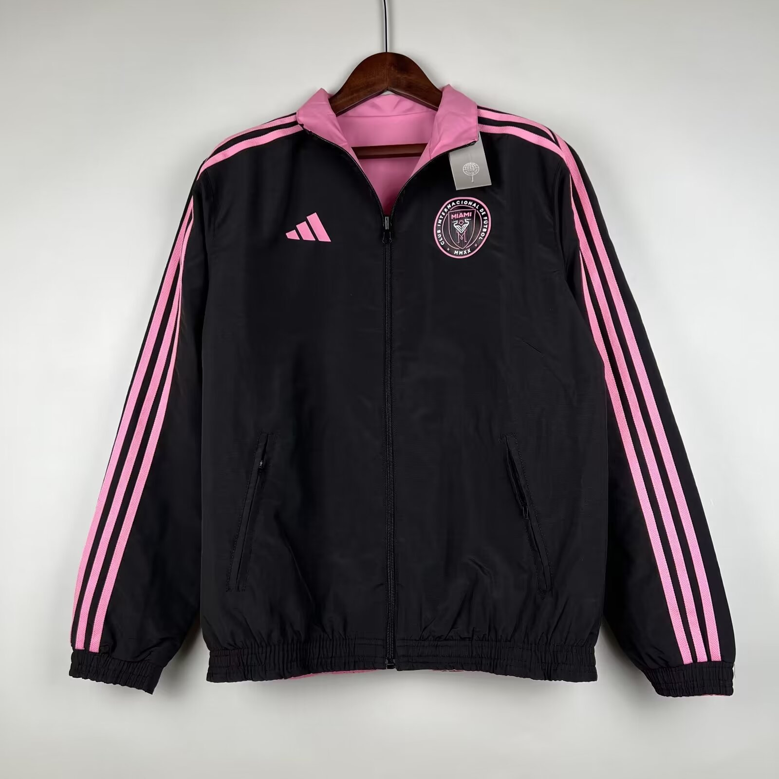 23/24 Miami Windbreaker Jacket two-sided Jacket Thai Quality - leoleo123123