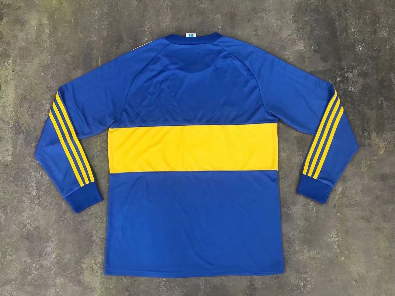 1981 Boca Home Retro Soccer Jersey Long Sleeve Thai Quality - leoleo123123