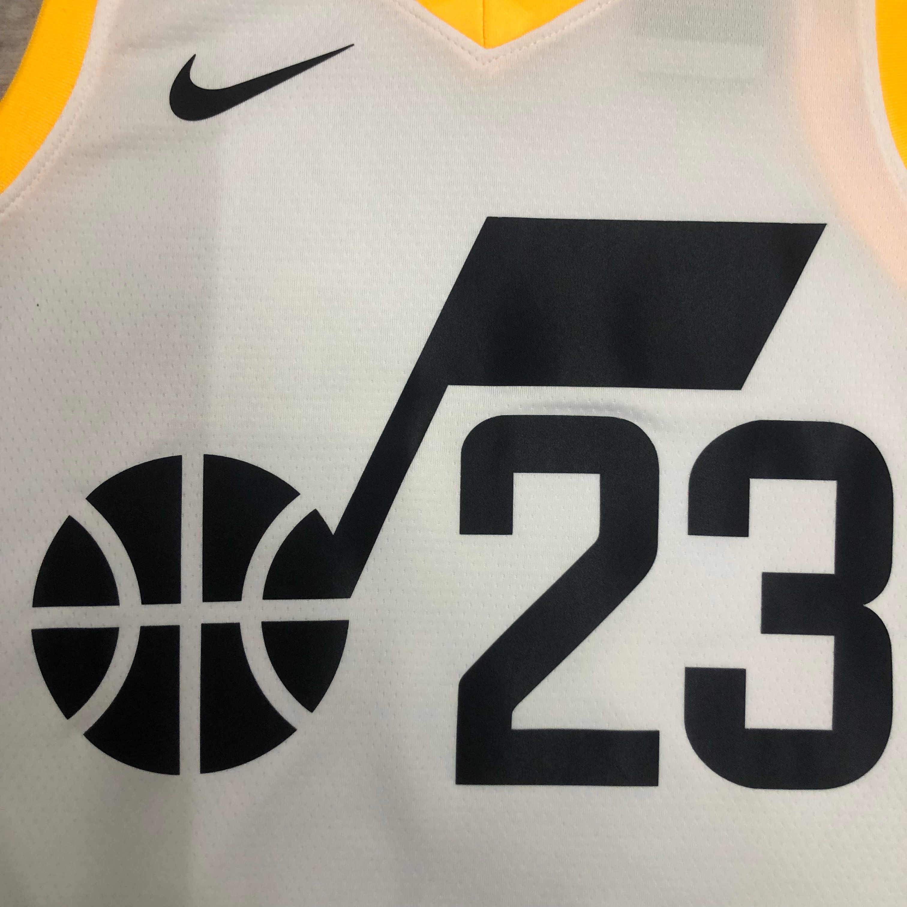 NBA 2023 Men Utah Jazz White #23 MARKKANEN Jersey High Quality Name and Number Print - leoleo123123