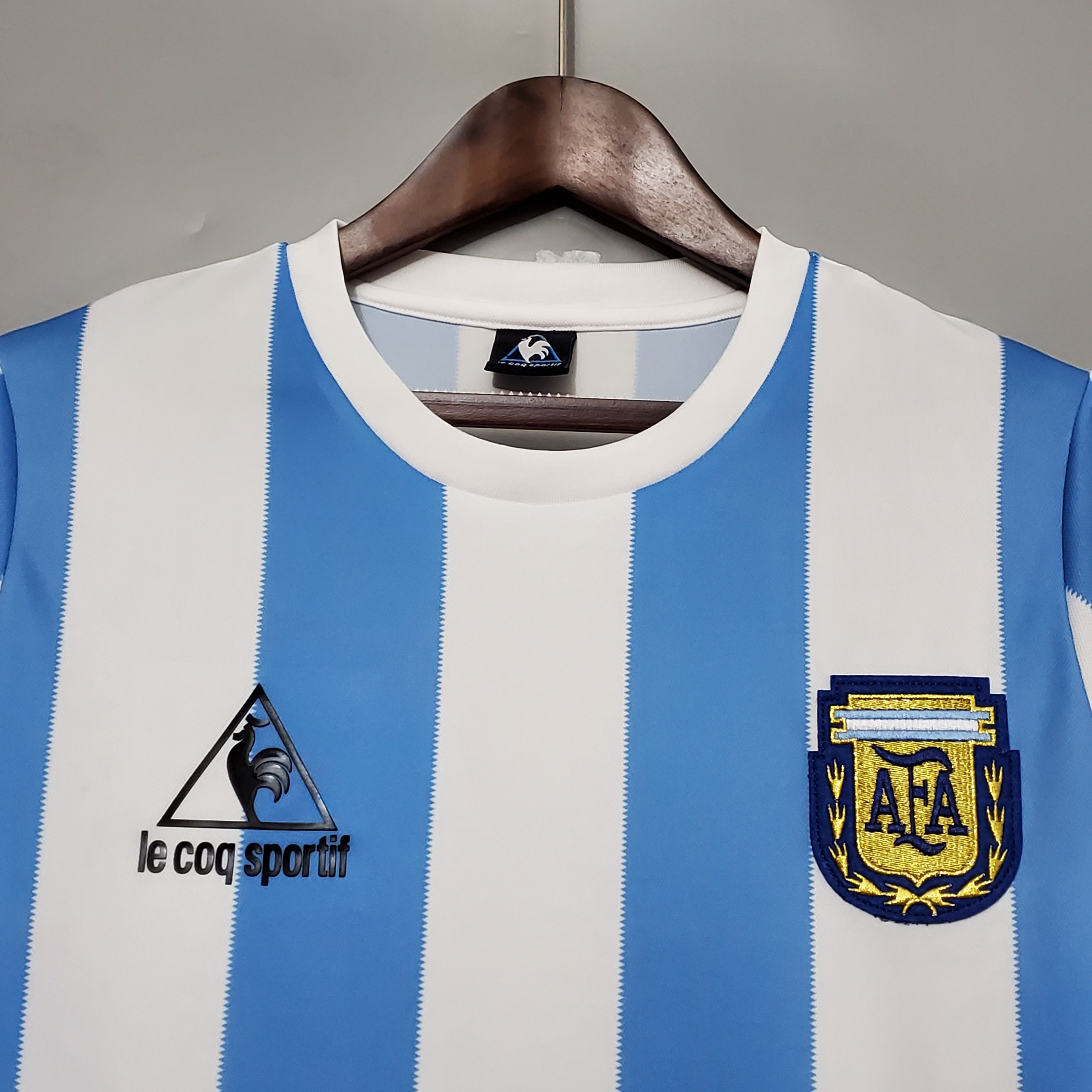 1986 Argentina Home Retro Jersey Fan Version - leoleo123123