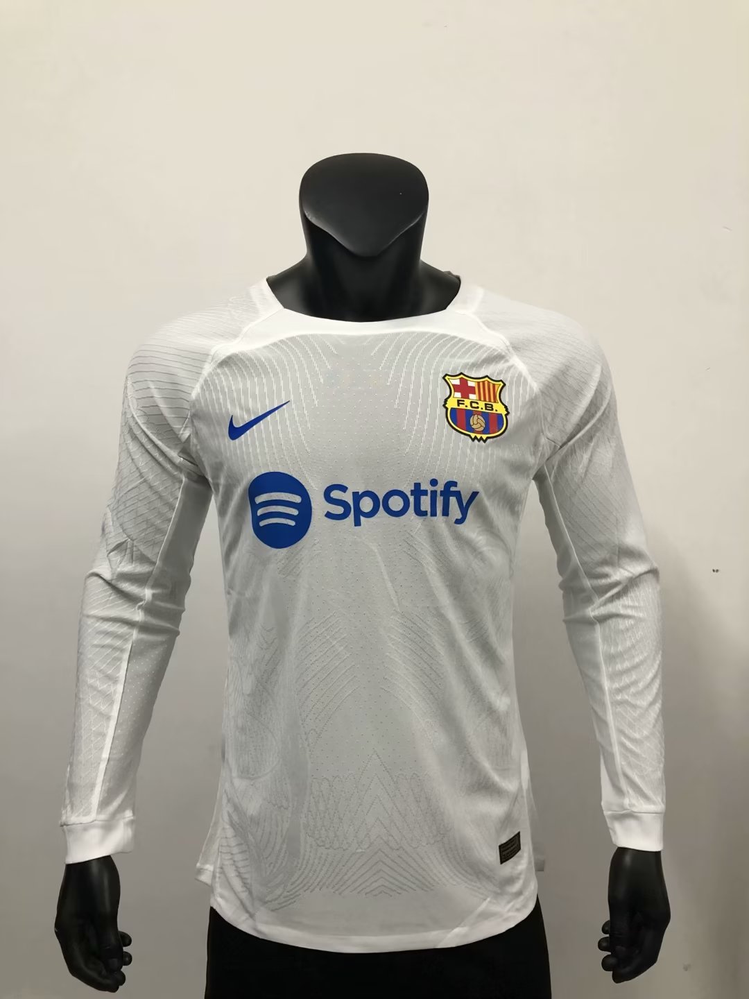 23/24 Barcelona Away Jersey Long Sleeve Player Version 1:1 Quality - leoleo123123