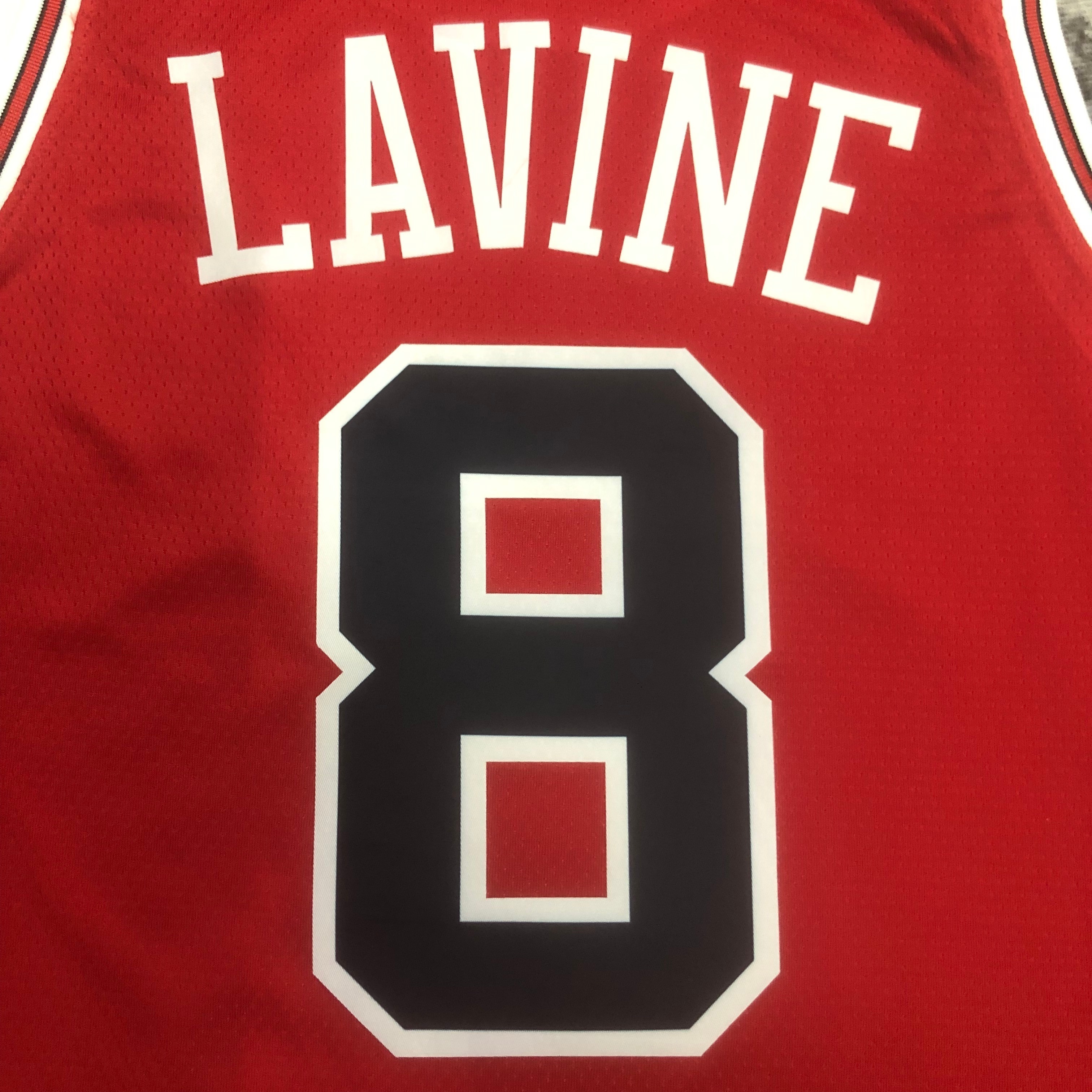 NBA Men 2023 Chicago Bulls Red #8 LAVINE Jersey High Quality Name and Number Print - leoleo123123