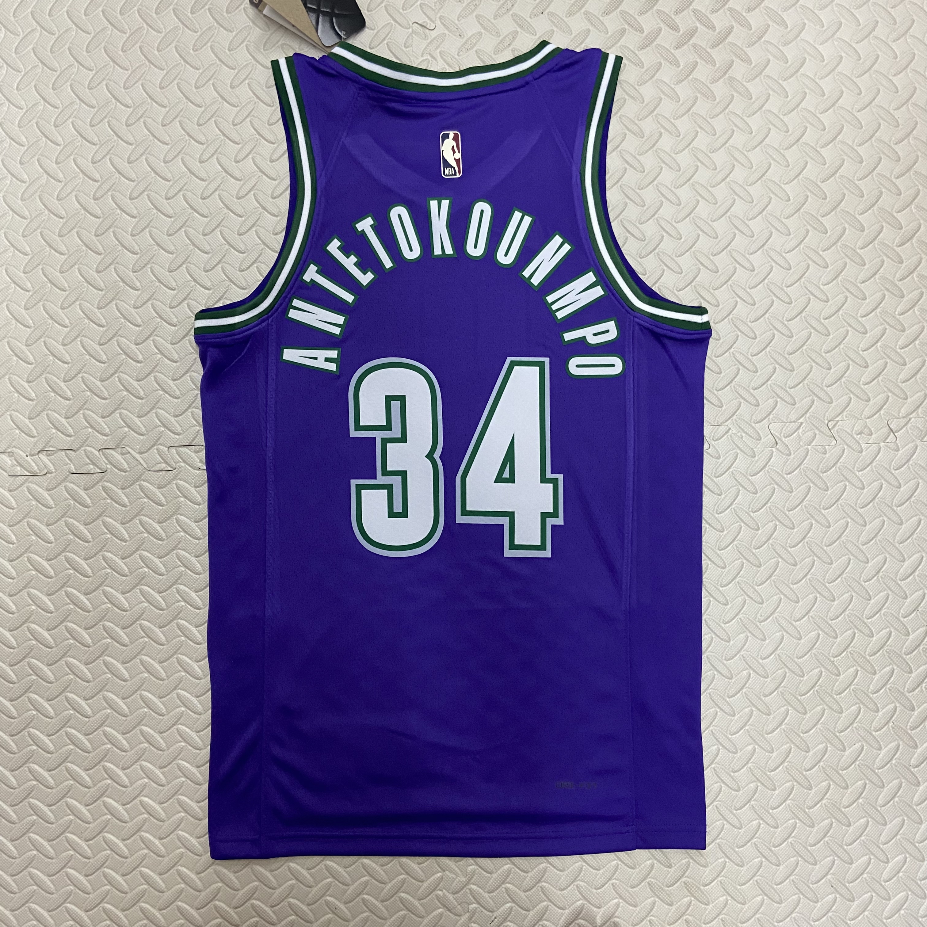 NBA Men 2023 Milwaukee Bucks Purple #34 ANTETOKOUNMPO Jersey High Quality Name and Number Print - leoleo123123