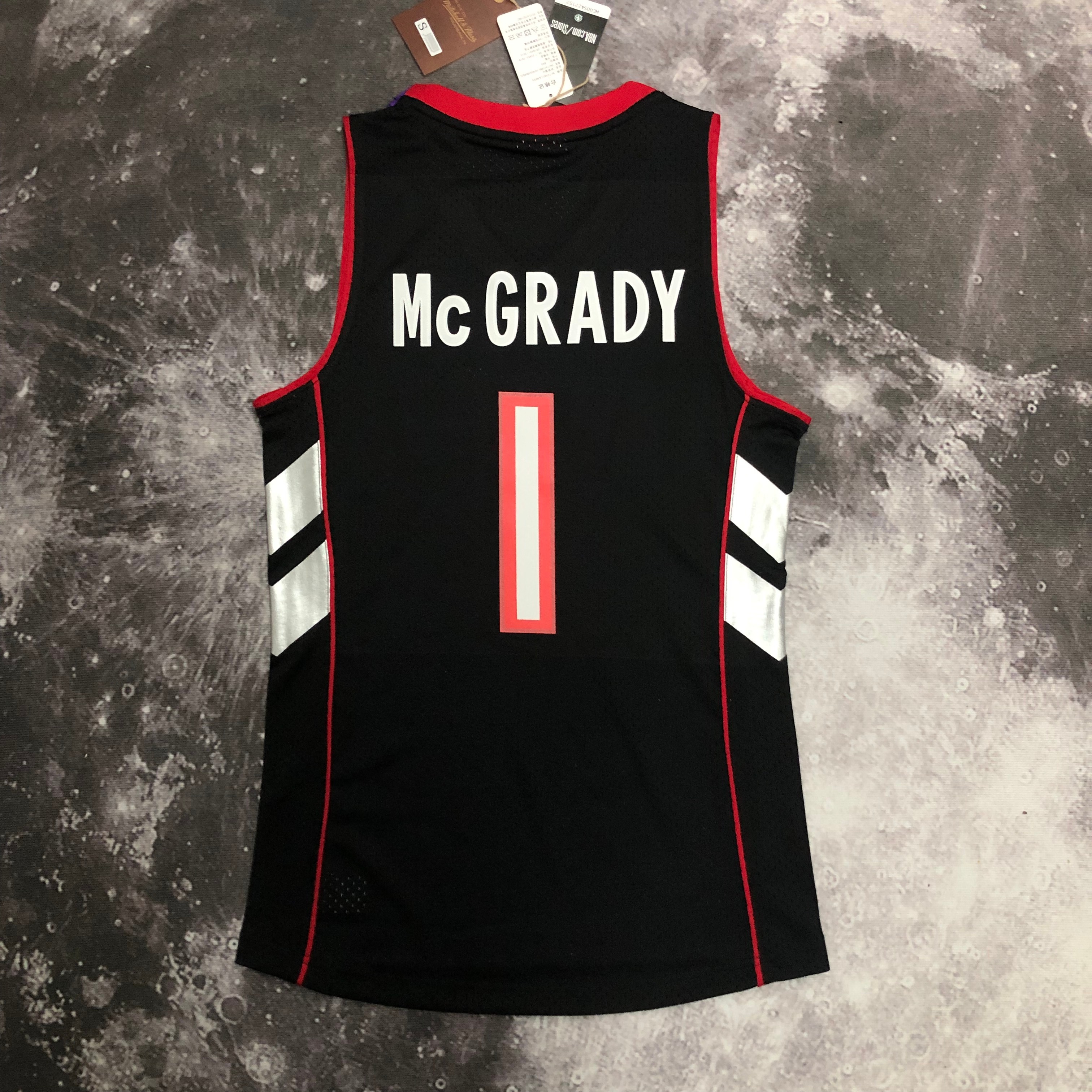 NBA Men Season 1999 Toronto Raptors Retro Purple & Black #1 McGRADY Jersey High Quality Name and Number Print - leoleo123123