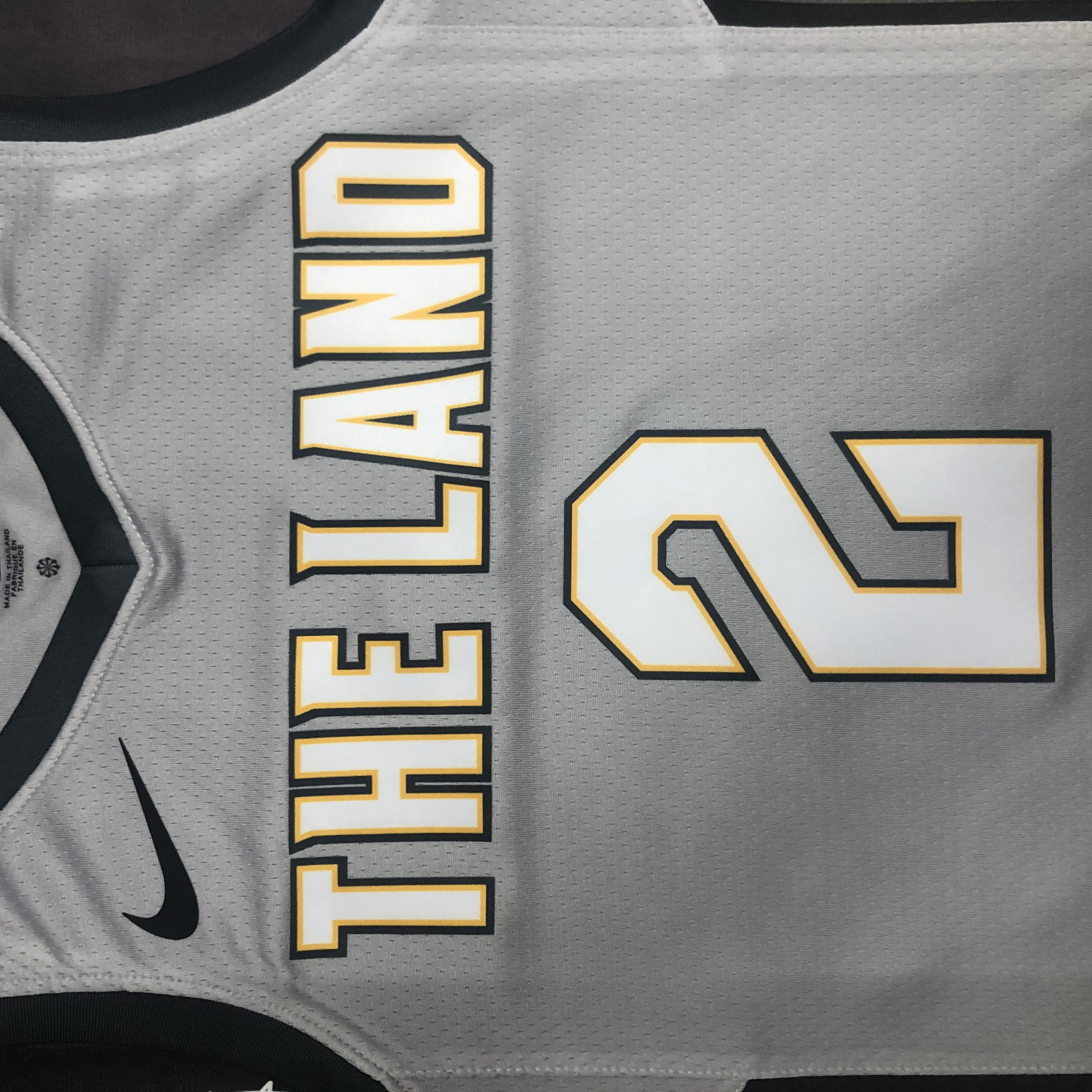 NBA Season 2018 Men Cleveland Cavaliers Grey #2 IRVING Jersey High Quality Name and Number Print - leoleo123123
