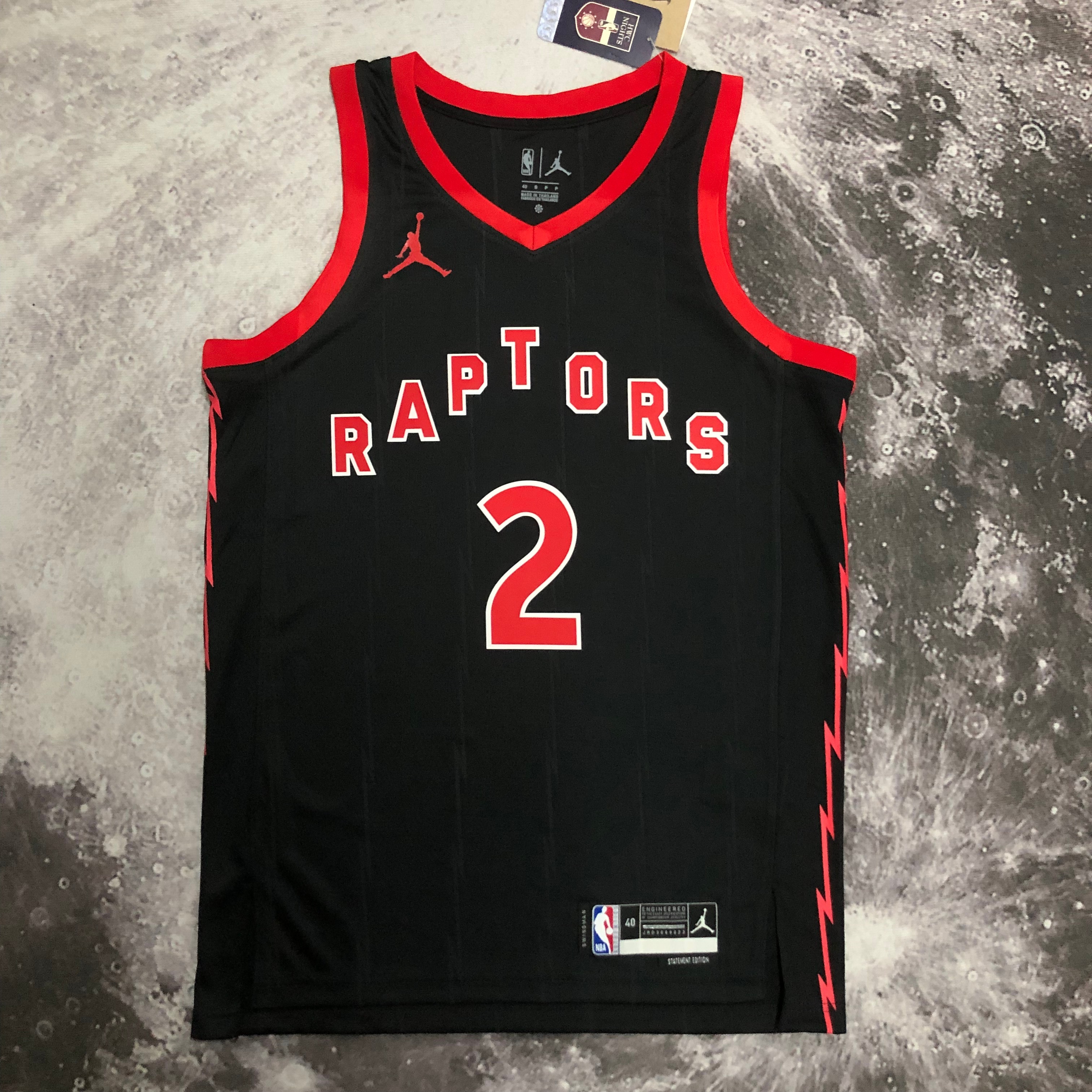 NBA Men Season 2023 Toronto Raptors Black #2 LEONARD Jersey High Quality Name and Number Print - leoleo123123
