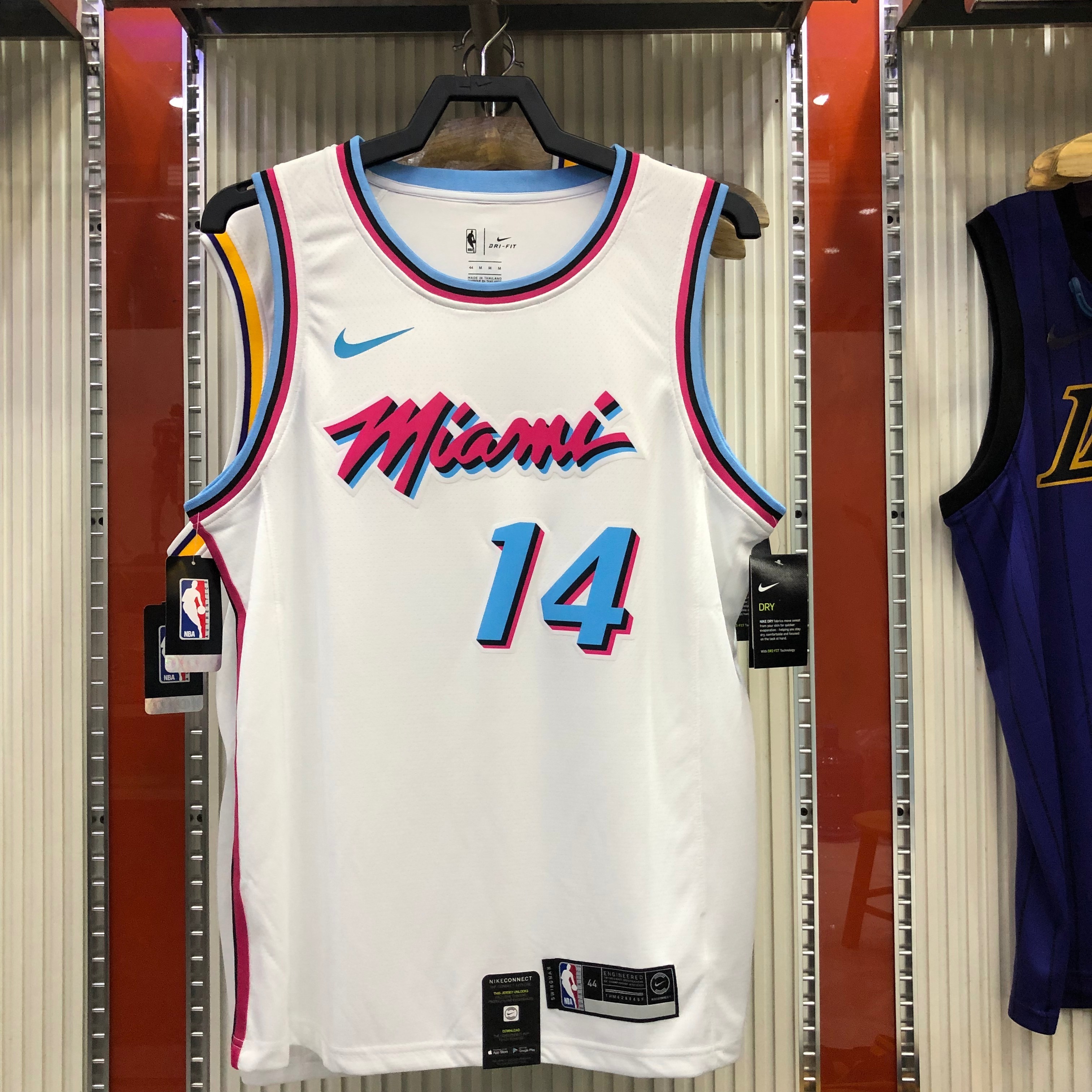 NBA Men Miami Heat White City #14 HERRO Jersey High Quality Name and Number Print - leoleo123123