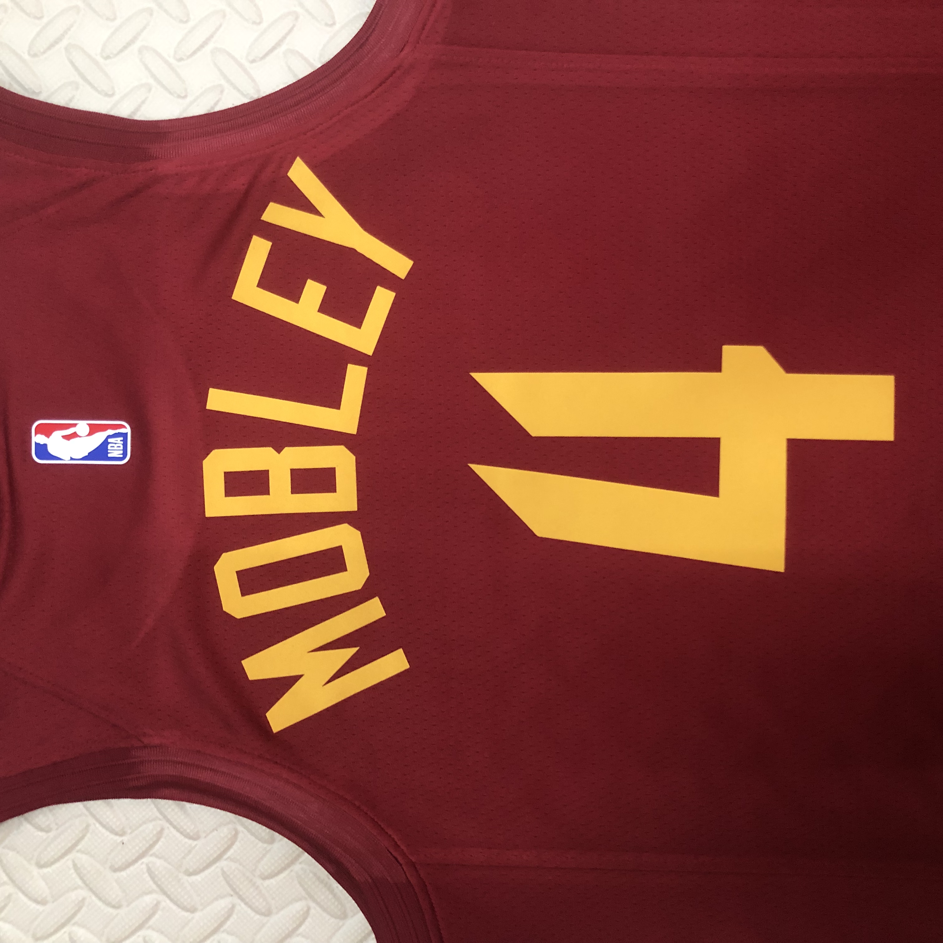 NBA Season 2023 Men Cleveland Cavaliers Red #4 MOBLEY Jersey High Quality Name and Number Print - leoleo123123