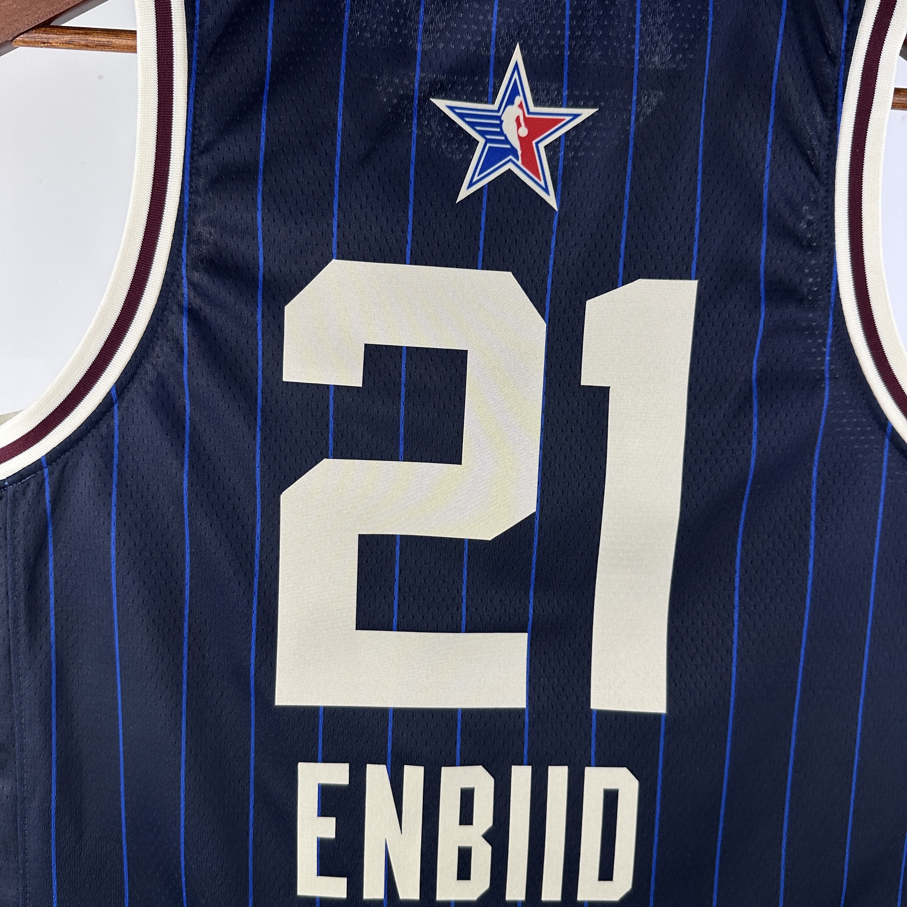 NBA Men Season 2024 Boston Celtics All Stars Blue #21 ENBIID Jersey High Quality Name and Number Print - leoleo123123