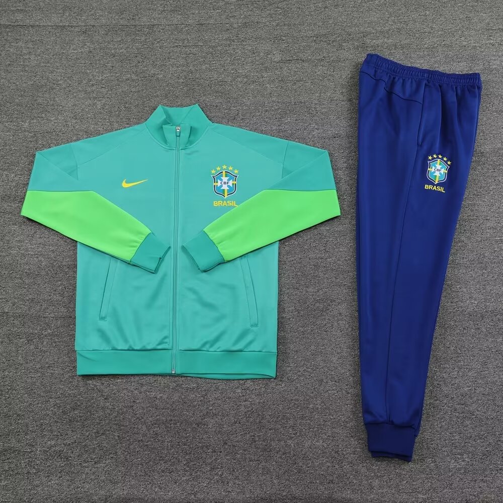 23/24 Brazil Grass Green Jacket Tracksuit Thai Quality - leoleo123123