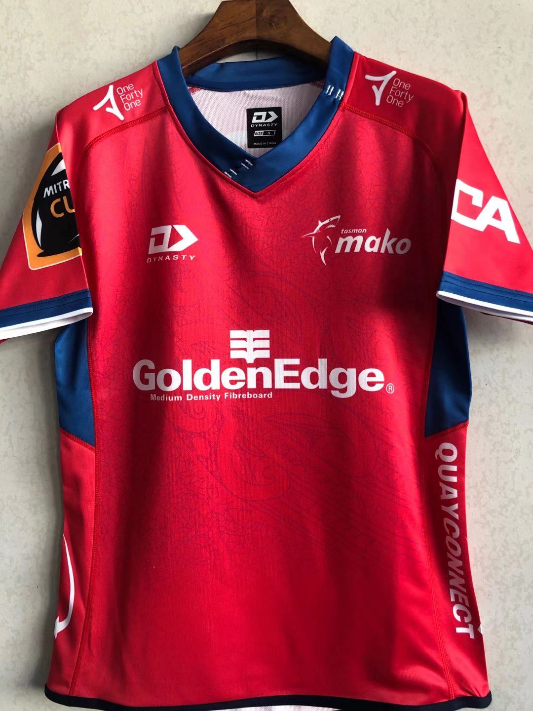 Rugby 2020-2021 Tasman Red Rugby Jersey High Quality - leoleo123123