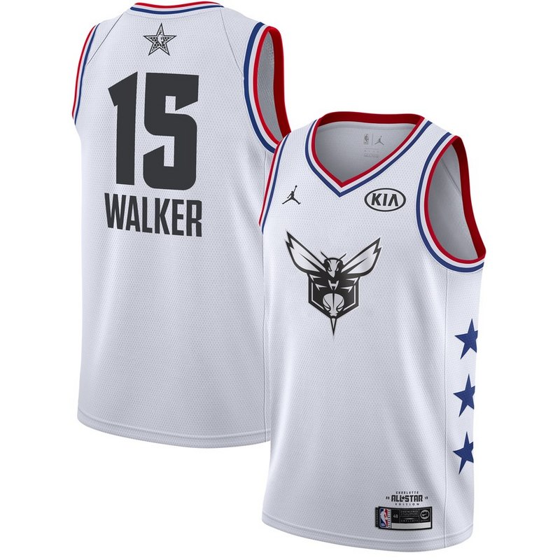 NBA Men 2019 All Star Jerseys White #15 WALKER Jersey High Quality Name and Number Print - leoleo123123