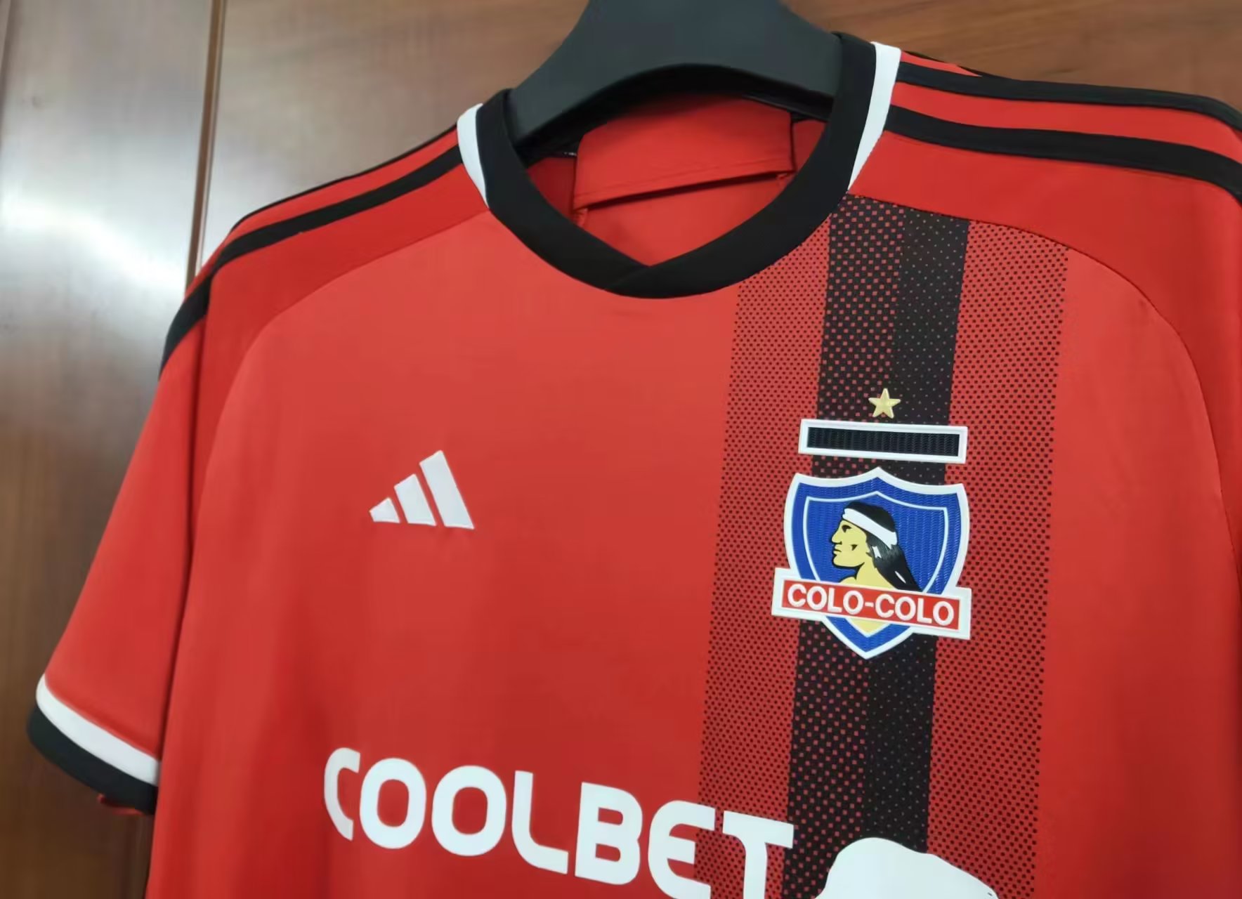 23/24 Colo-Colo Away Red Fans Soccer Jersey - leoleo123123