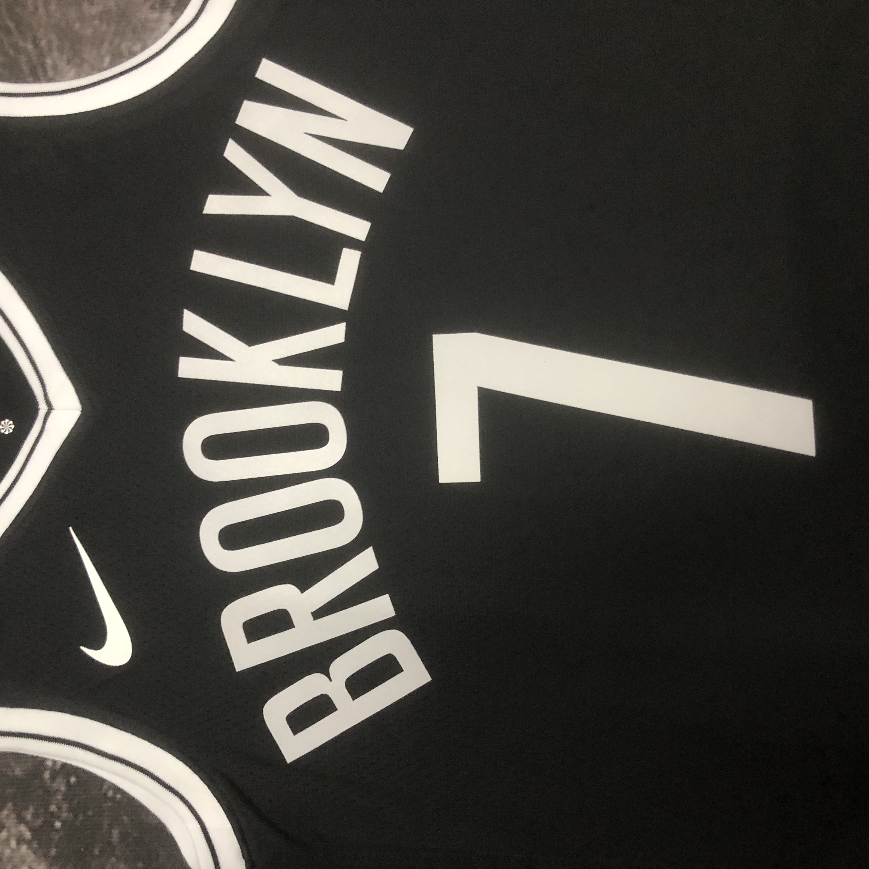 NBA Men 2023 Brooklyn Nets Black #7 DURANT Jersey High Quality Name and Number Print - leoleo123123