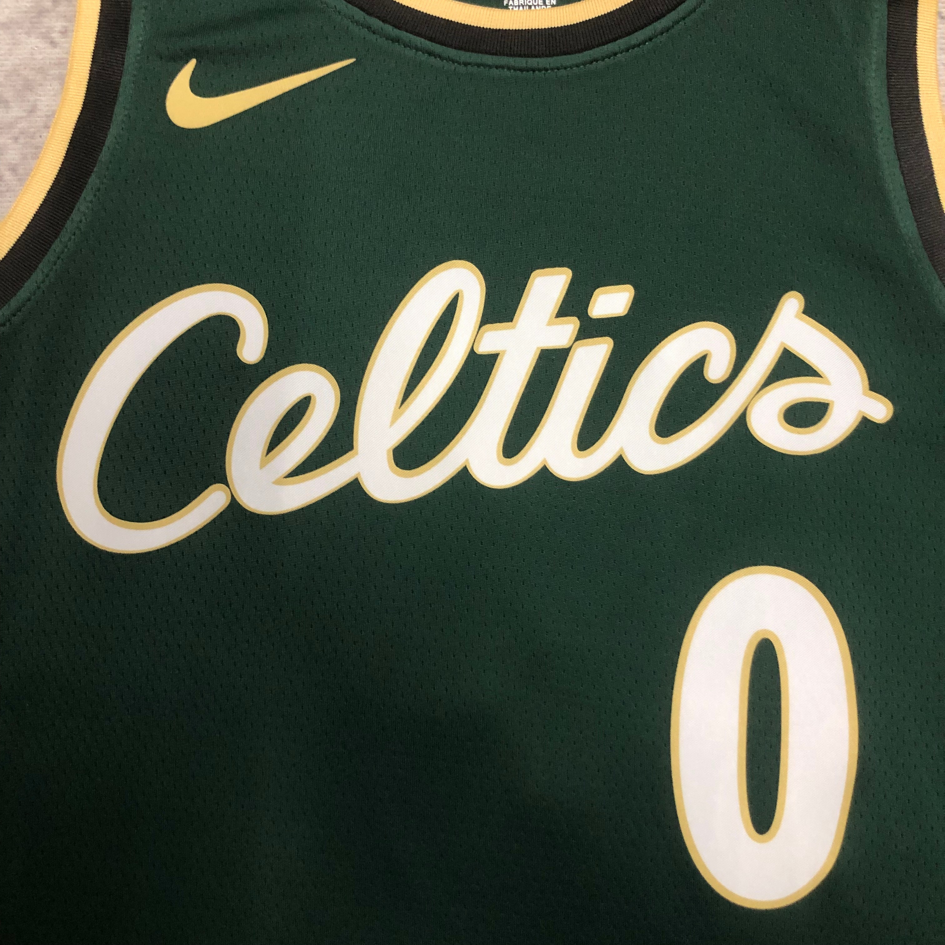 NBA Men Season 2023 Boston Celtics Dark Green City Version #0 TATUM Jersey High Quality Name and Number Print - leoleo123123