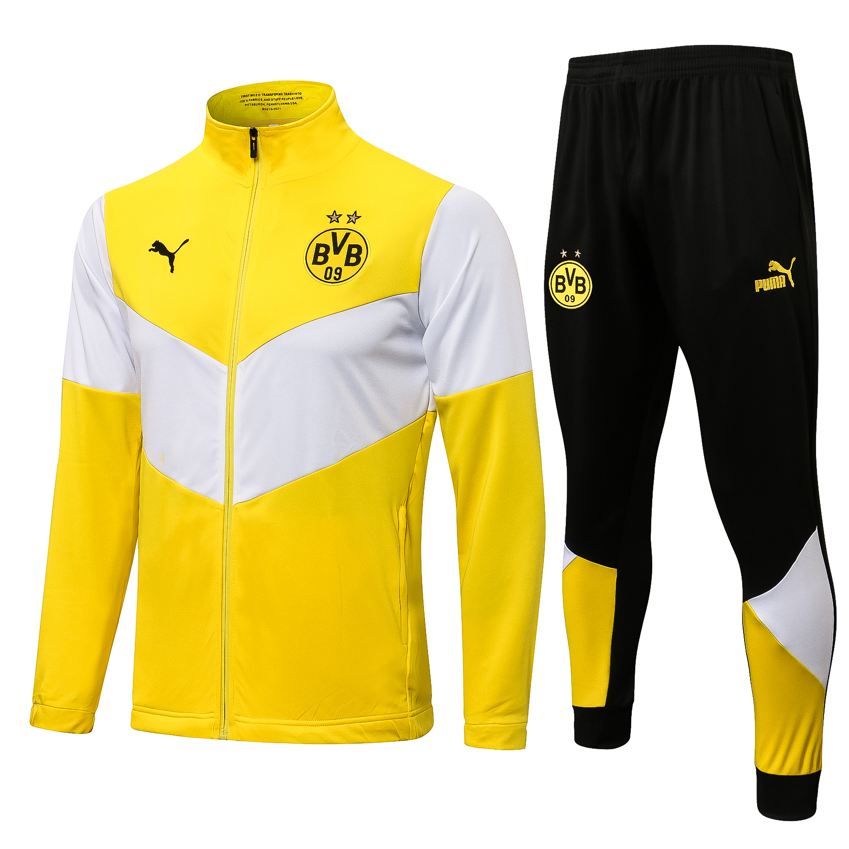 21-22 Dortmund Yellow Jacket Tracksuit Thai Quality - leoleo123123