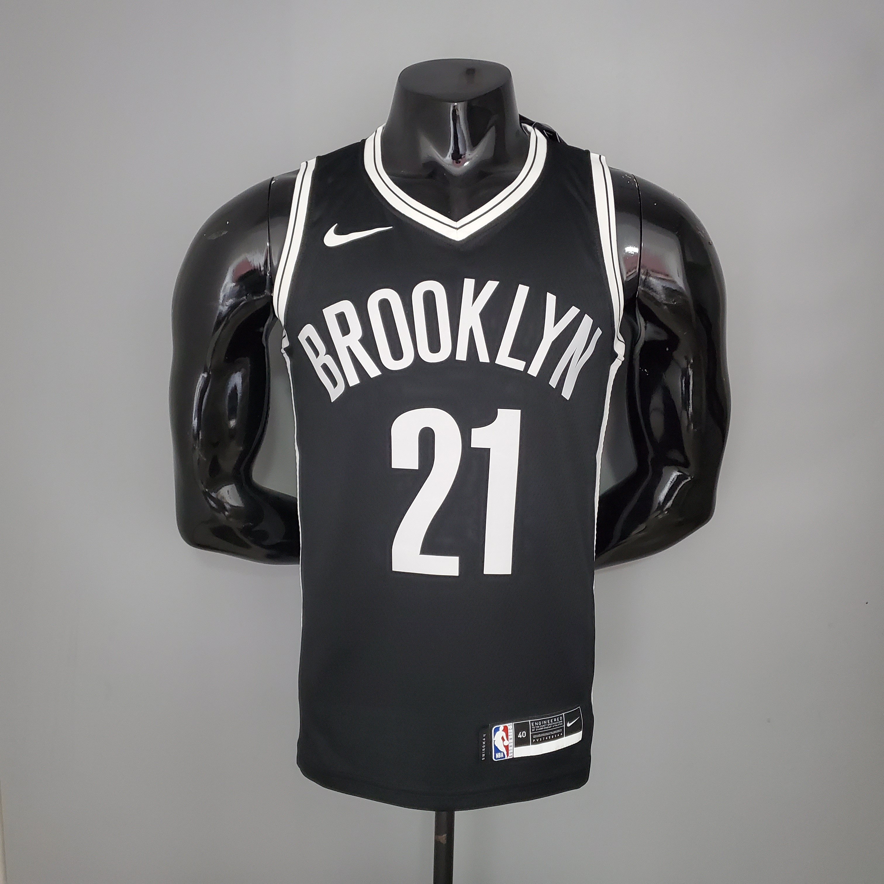 NBA Men New Brooklyn Nets Black #21 ALDRIDGE Jersey High Quality Name and Number Print - leoleo123123