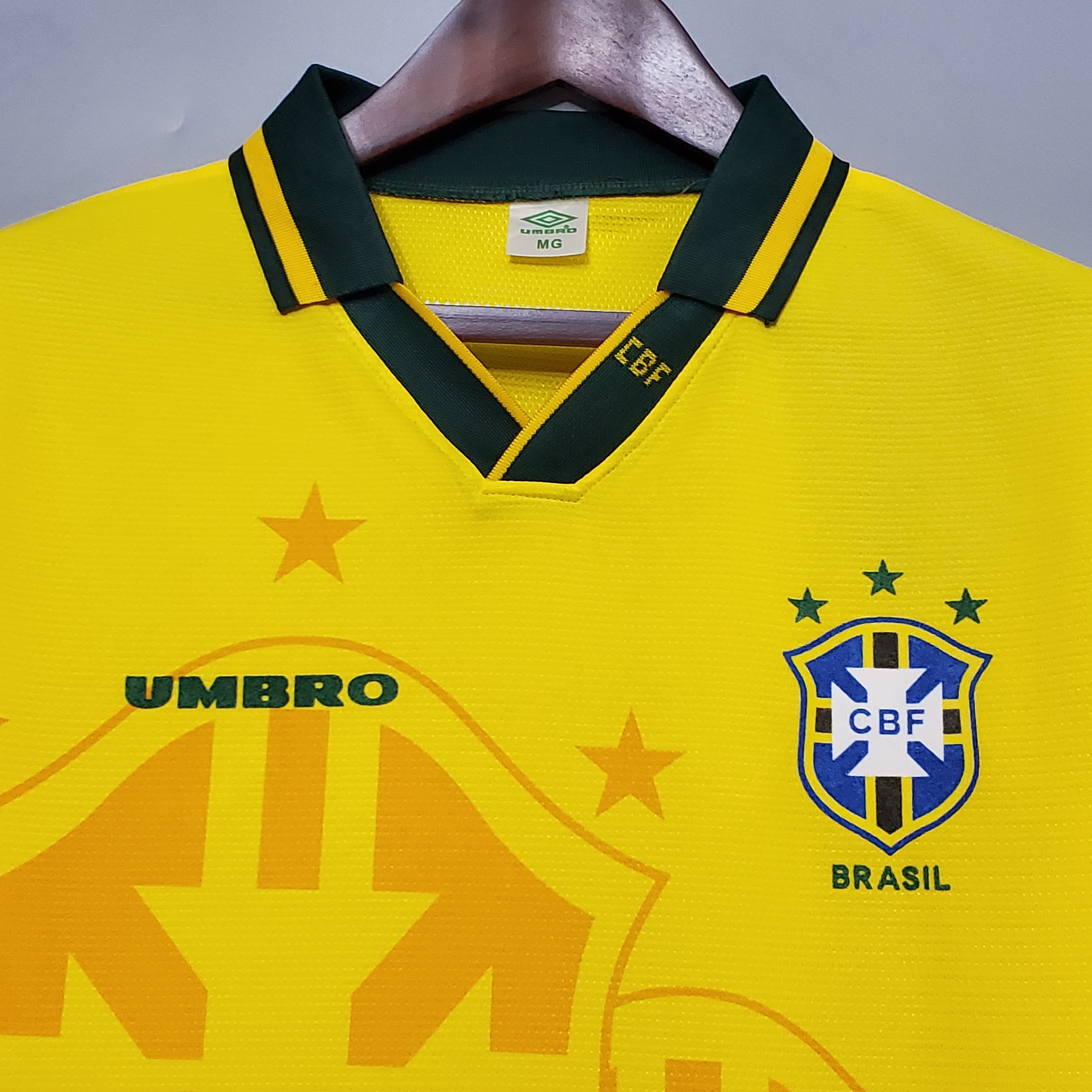 93/94 Brazil Home Retro Jersey - leoleo123123