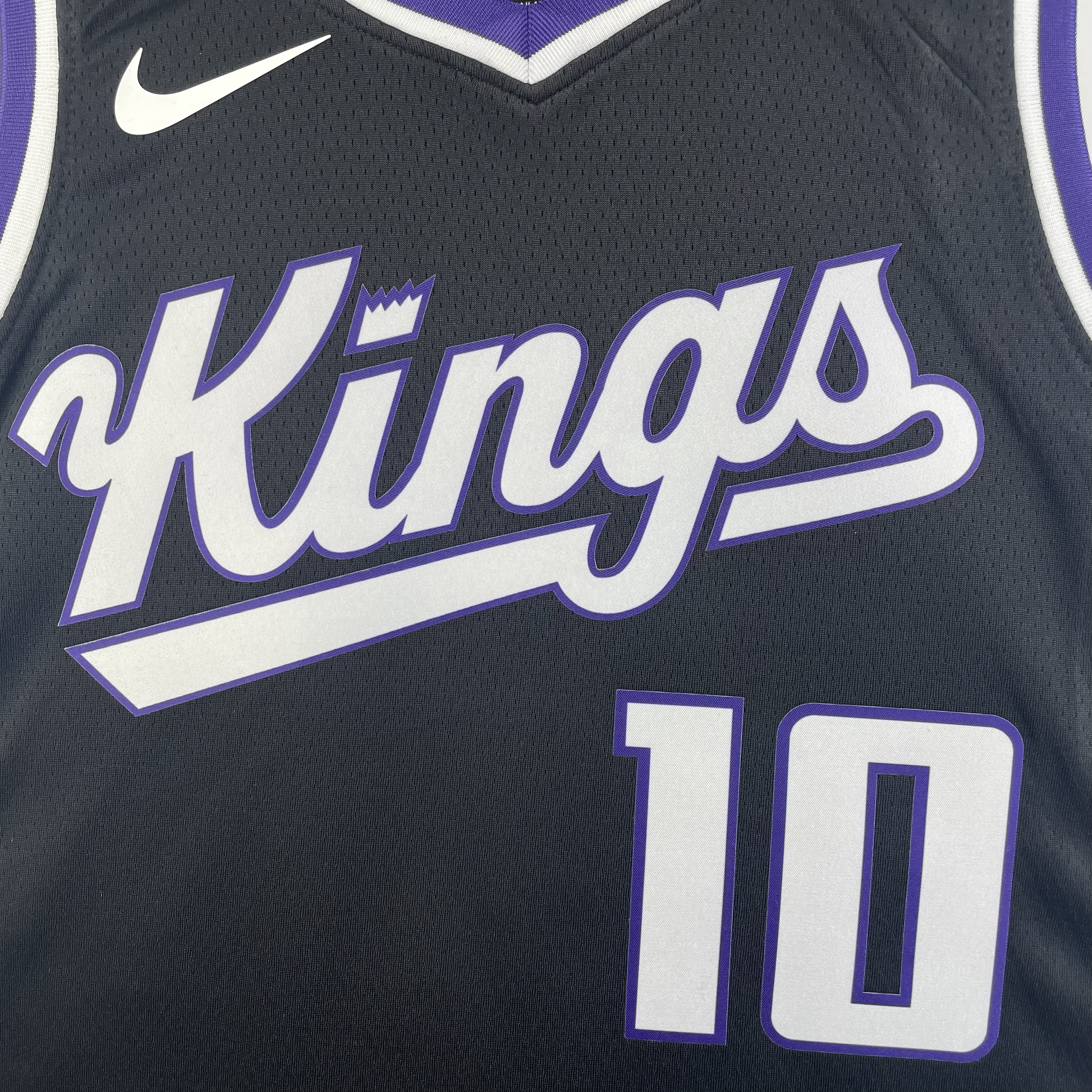 NBA Men 2024 Sacramento Kings Black #10 SABONIS Jersey High Quality Name and Number Print - leoleo123123